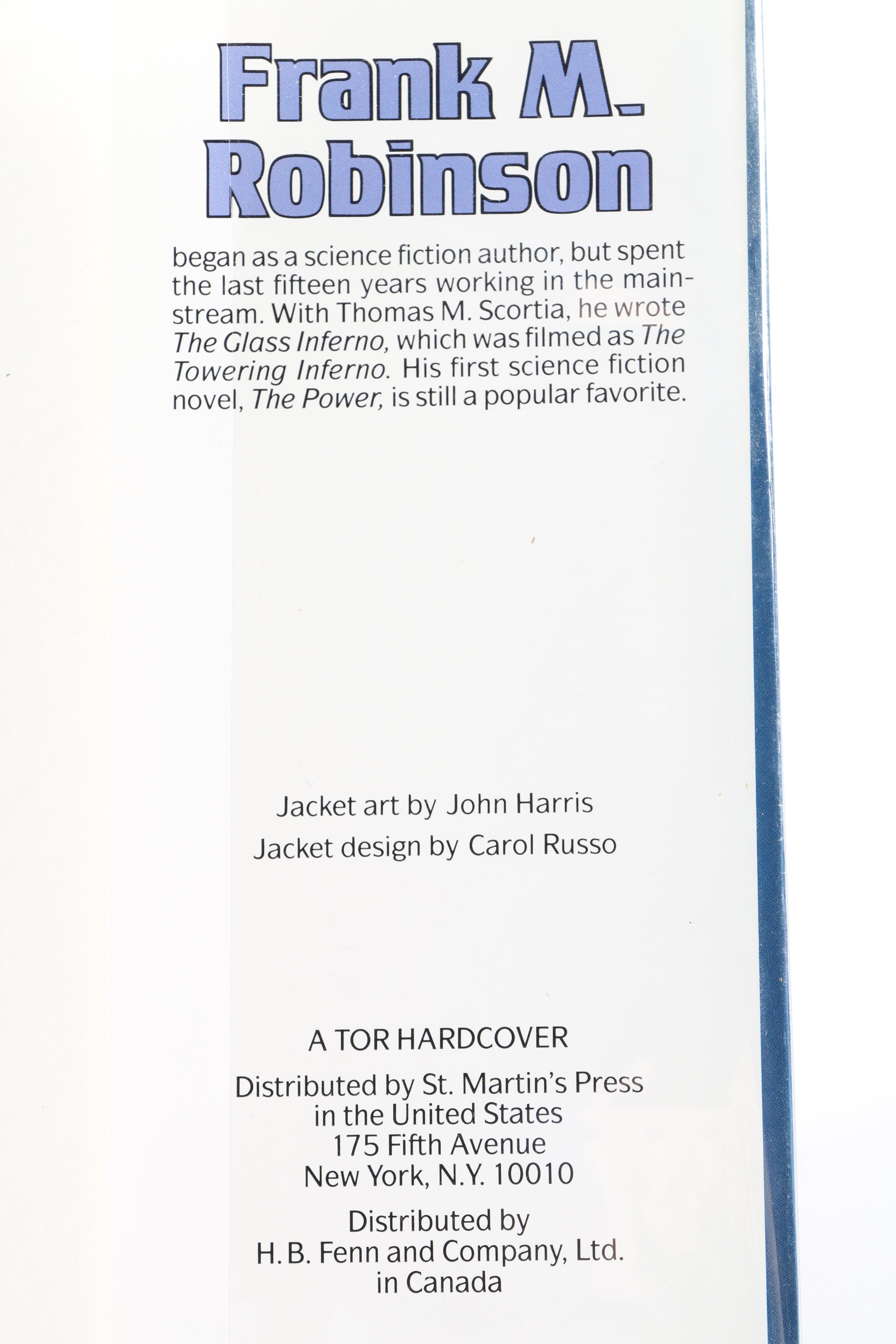 Signed First Edition "The Dark Beyond the Stars" by Frank M. Robinson