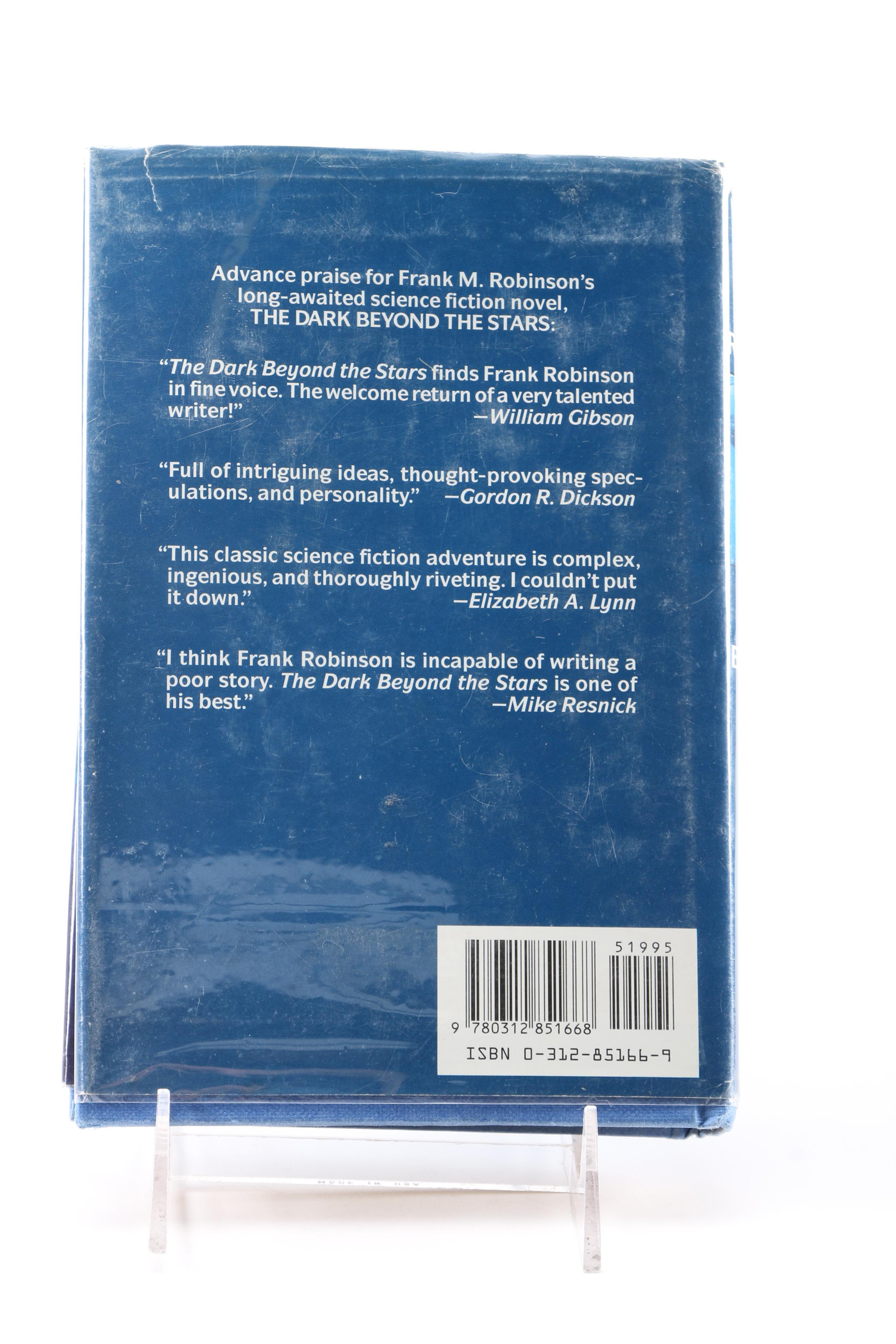 Signed First Edition "The Dark Beyond the Stars" by Frank M. Robinson