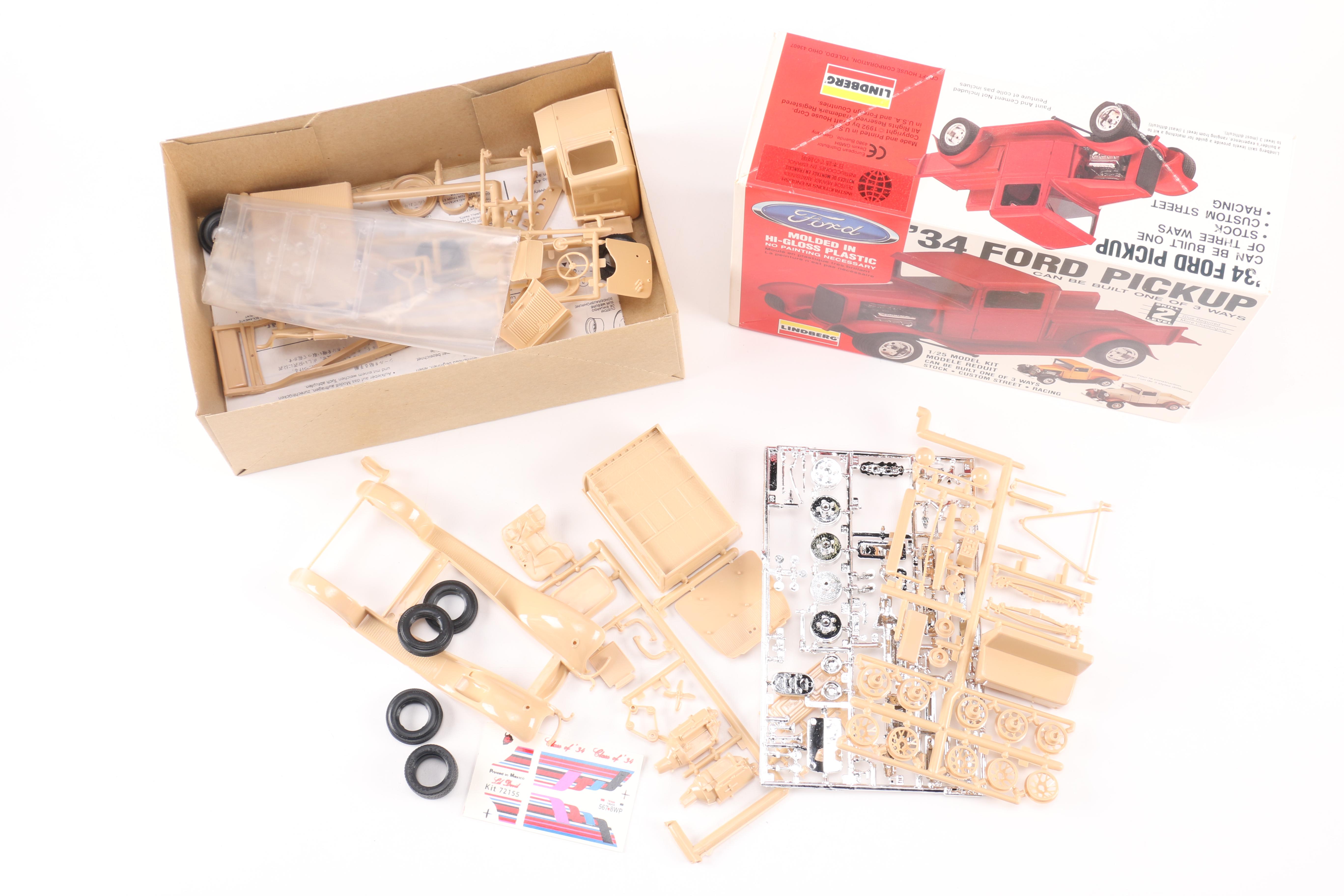 Assortment of Model Cars and Kits