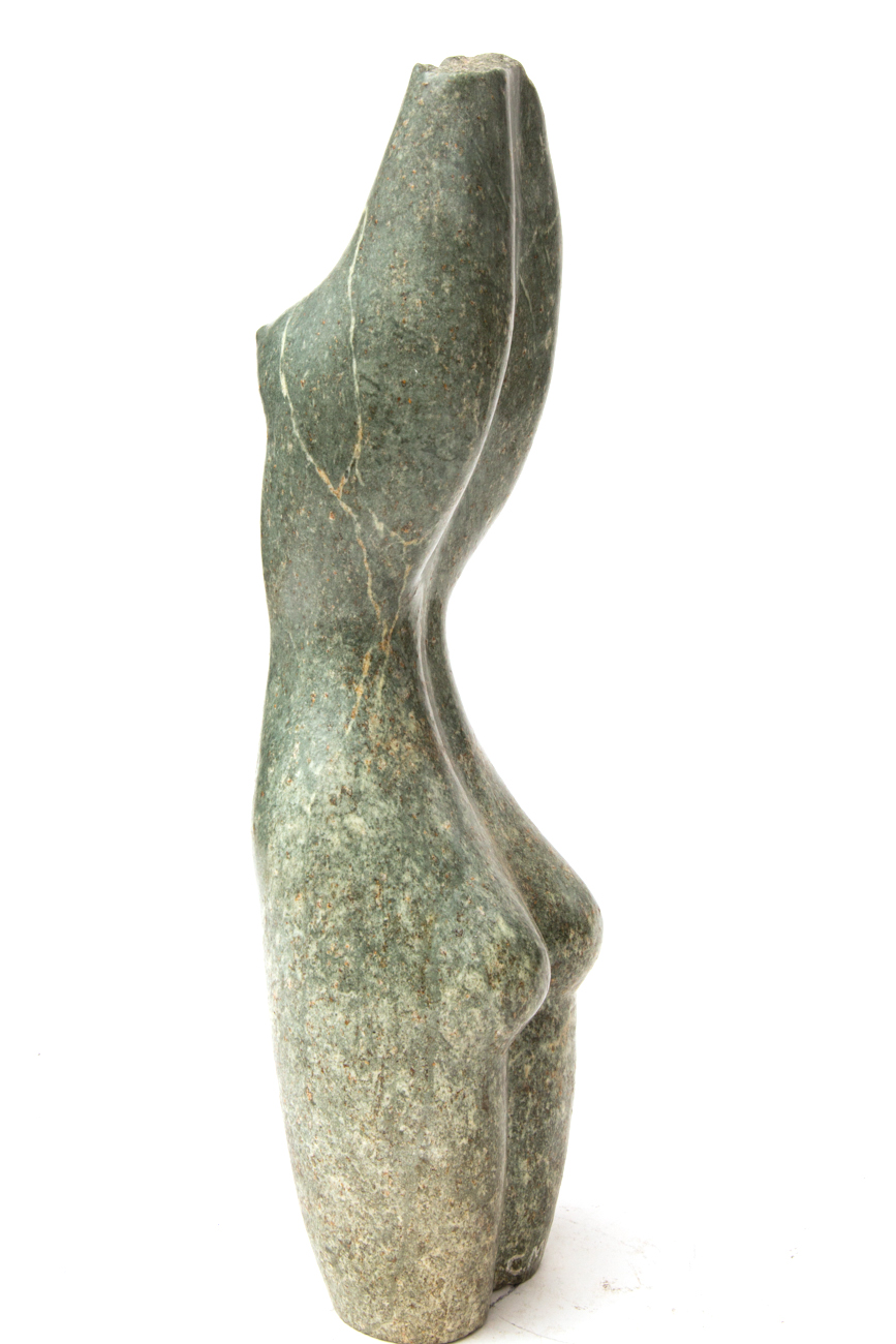 C. Mukauhi Shona stone Sculpture Of Female Torso