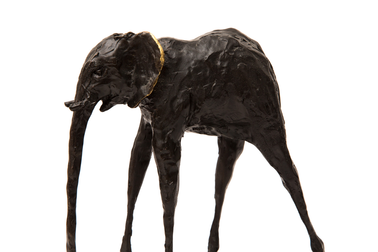 Dali Inspired Bronze Elephant Sculpture