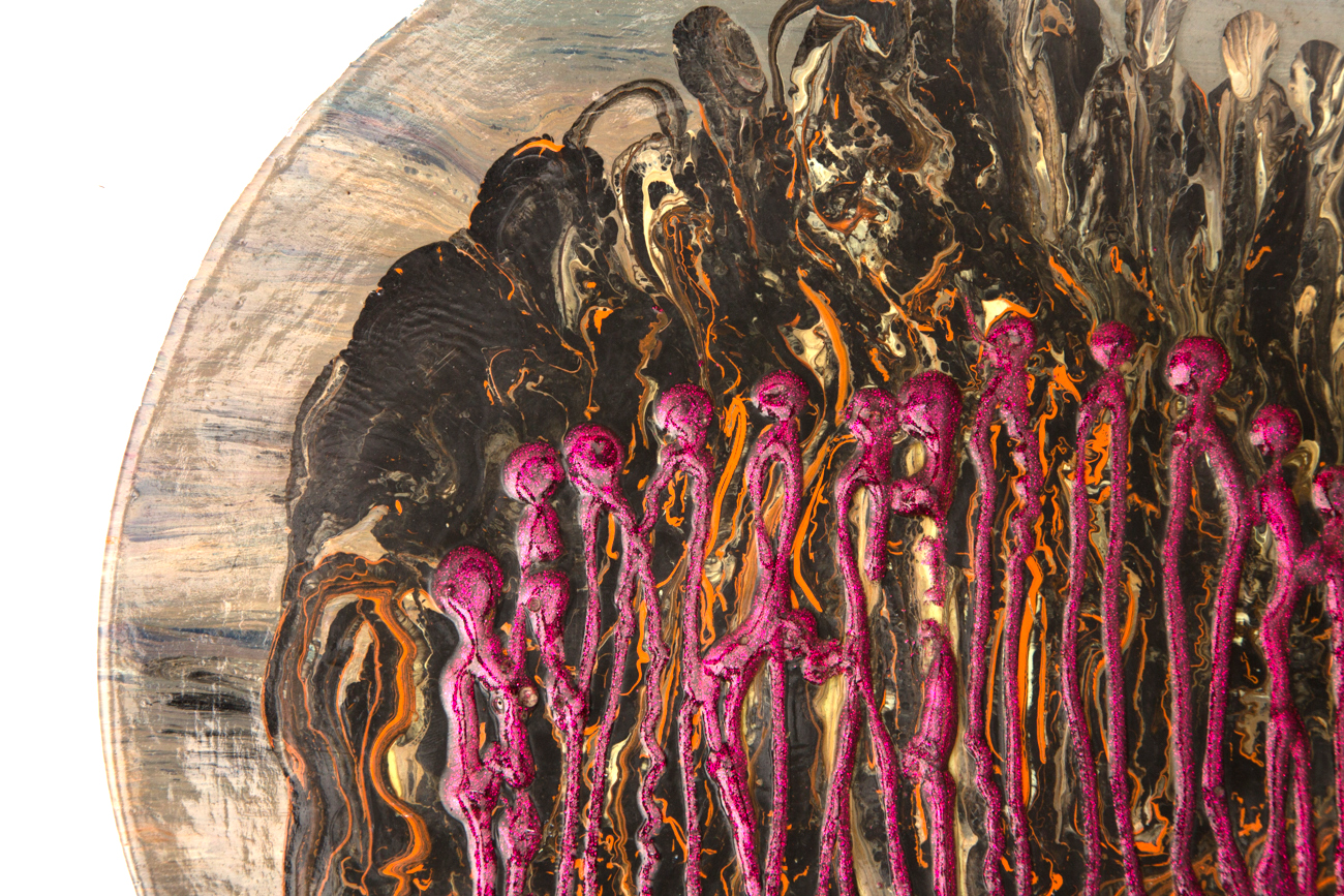 Frankétienne Hand Painted Ceramic Plate