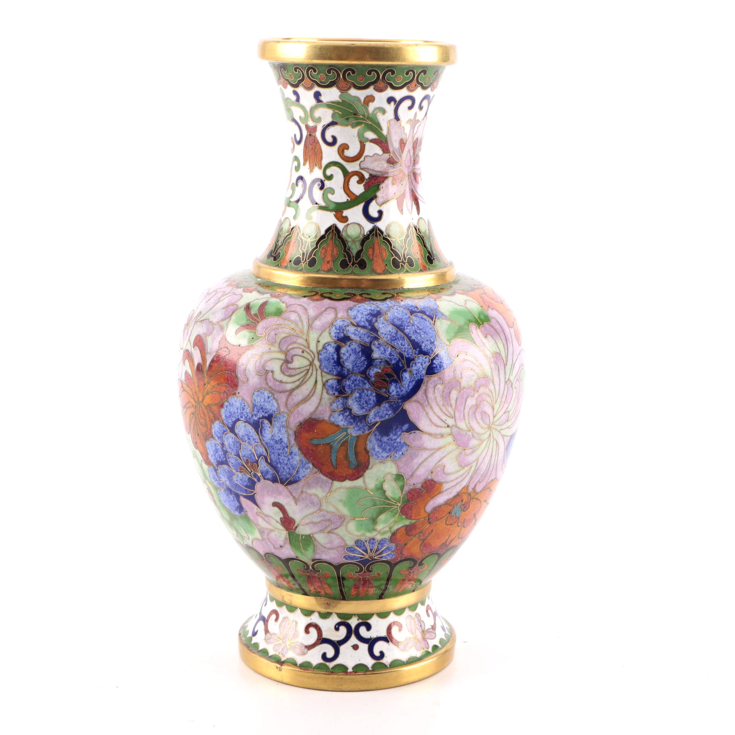 Chinese Cloisonné Vase