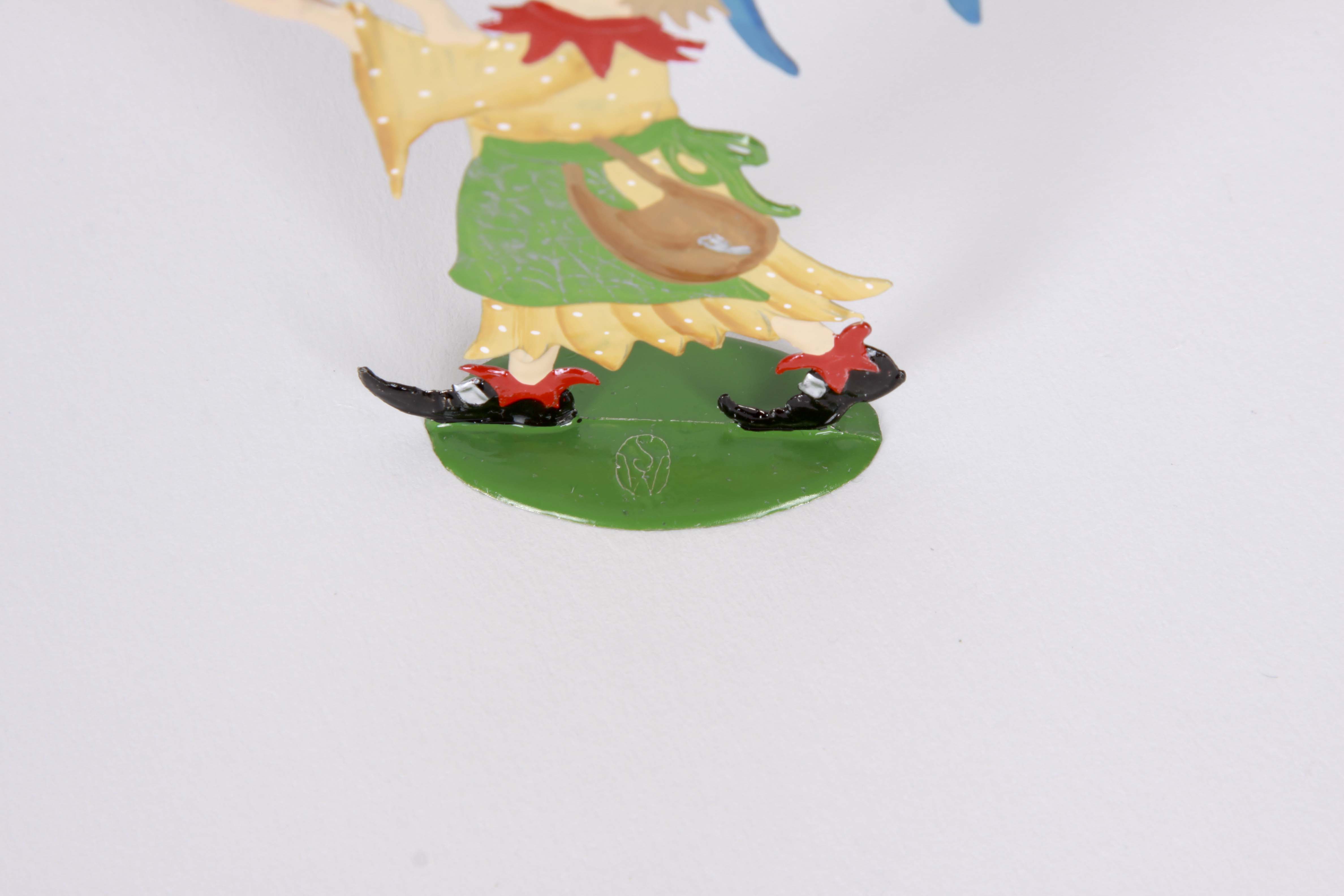 Four Original Wilhelm Schwezer Pewter Art Figurines