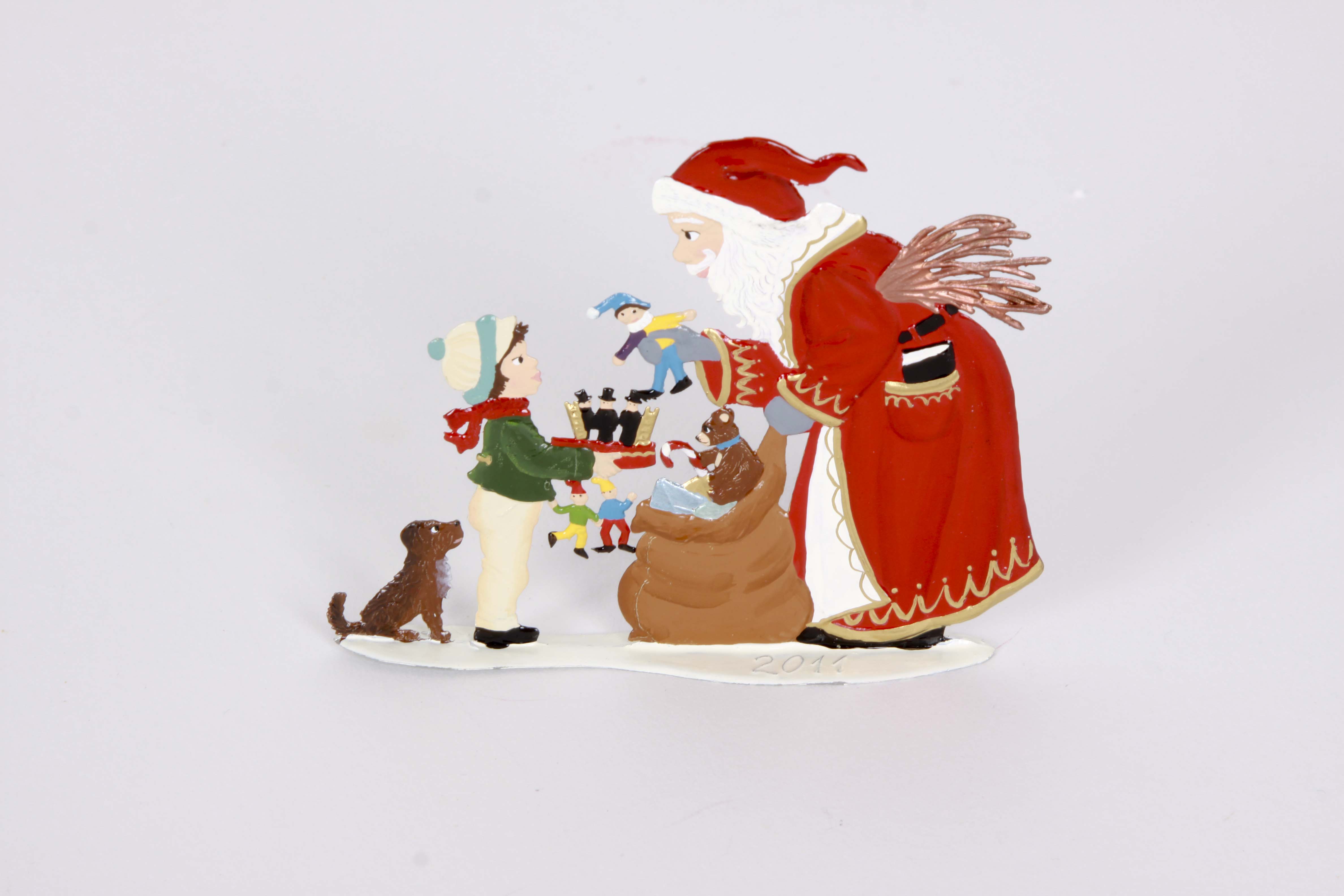 Four Original Wilhelm Schwezer Pewter Art Figurines