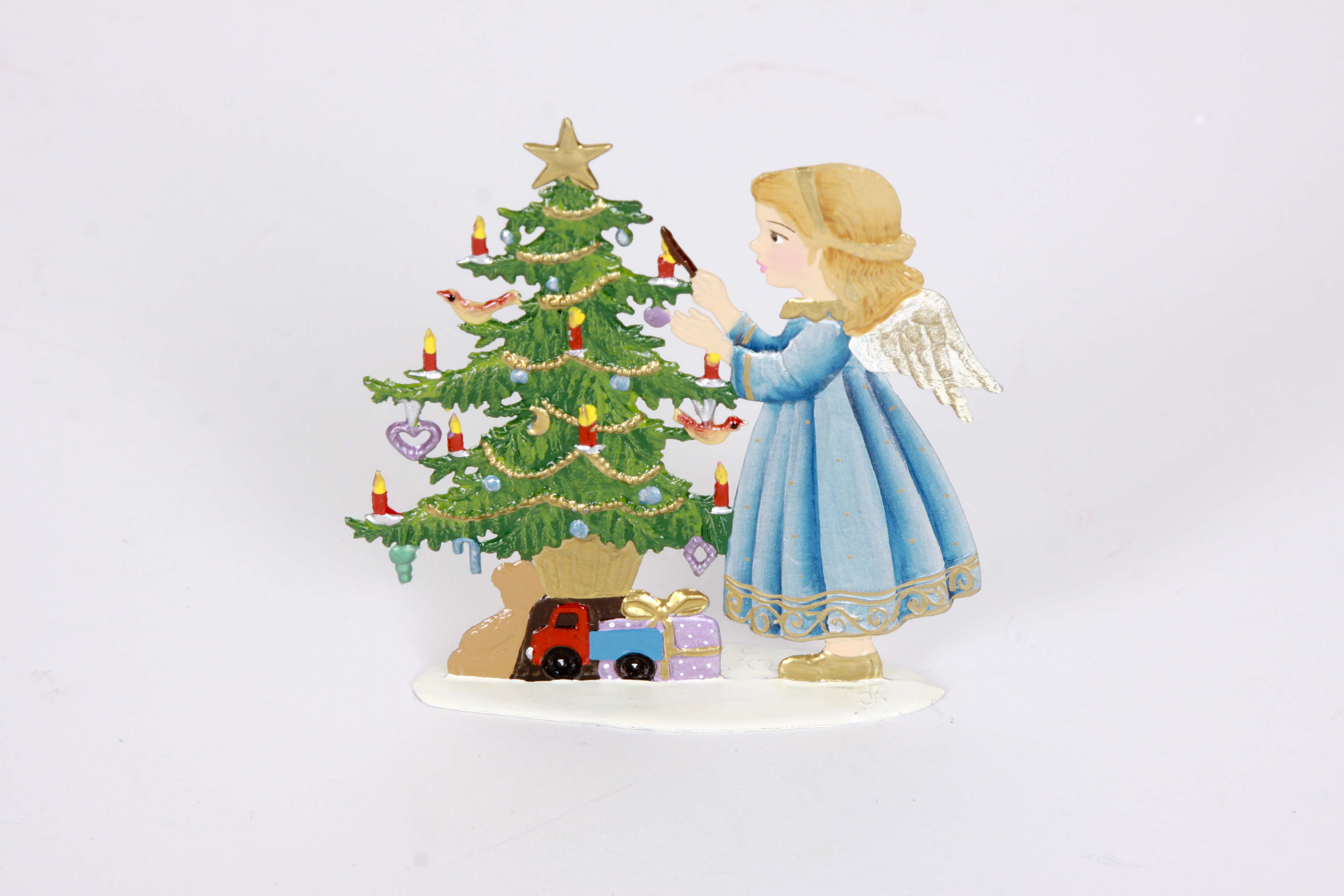 Four Original Wilhelm Schwezer Pewter Art Figurines