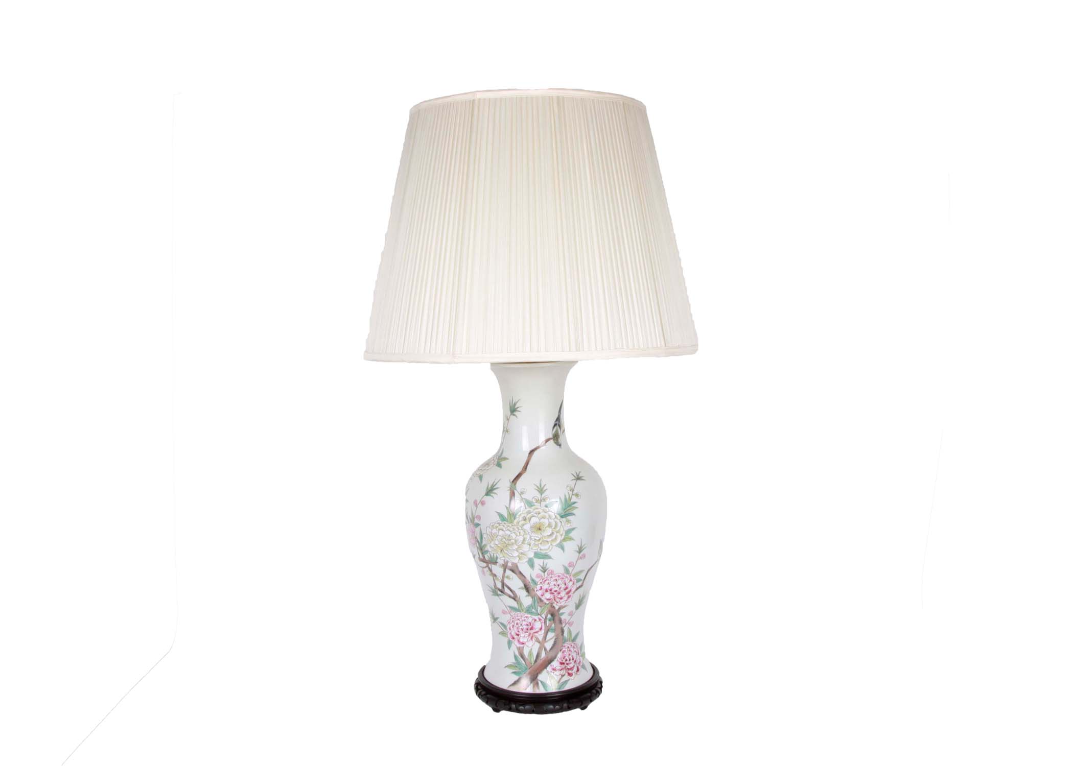 Large Chinese Ceramic Table Lamp