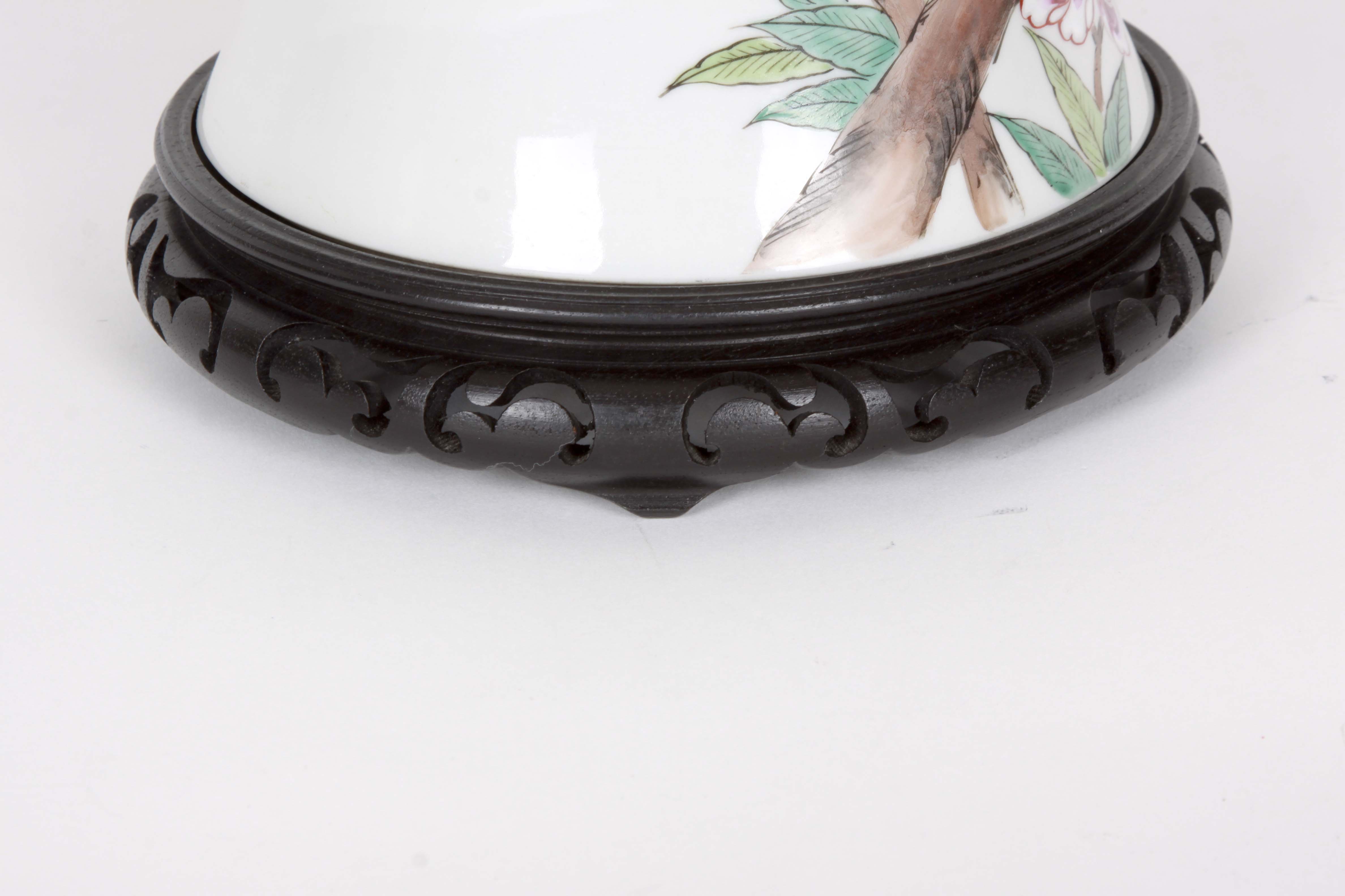 Large Chinese Ceramic Table Lamp