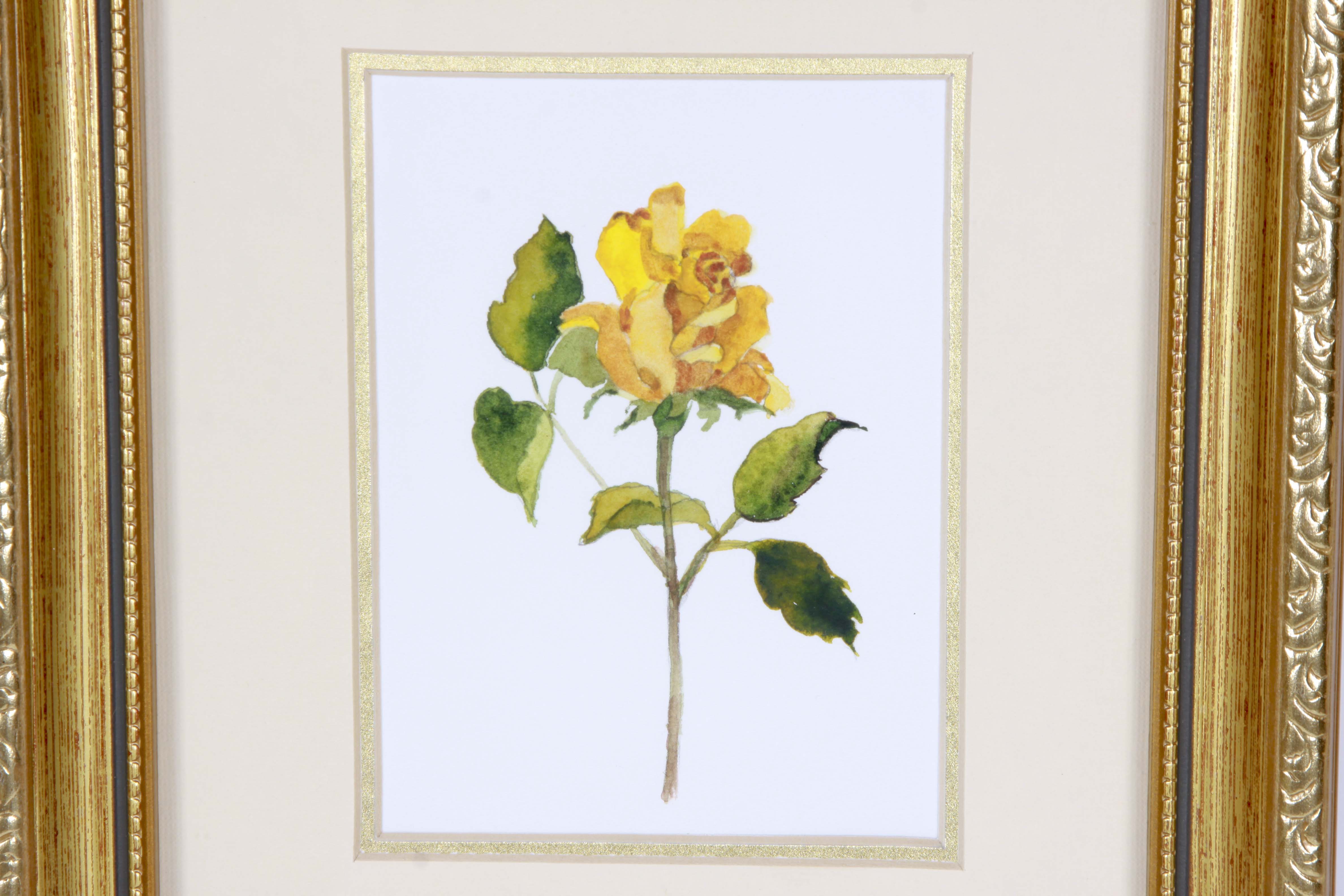 Bathroom Accessories and Decor Including an Original Watercolor