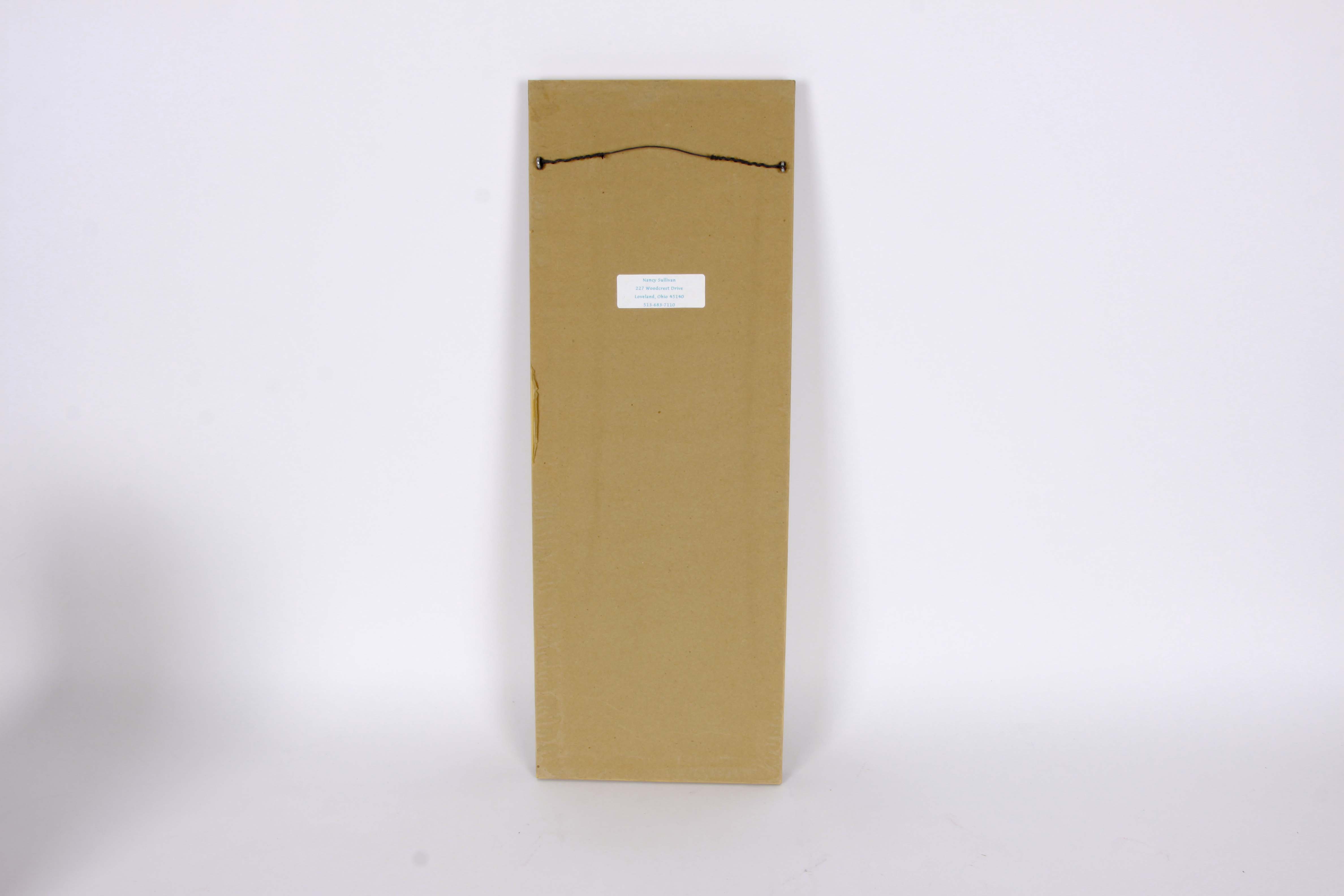 Bathroom Accessories and Decor Including an Original Watercolor