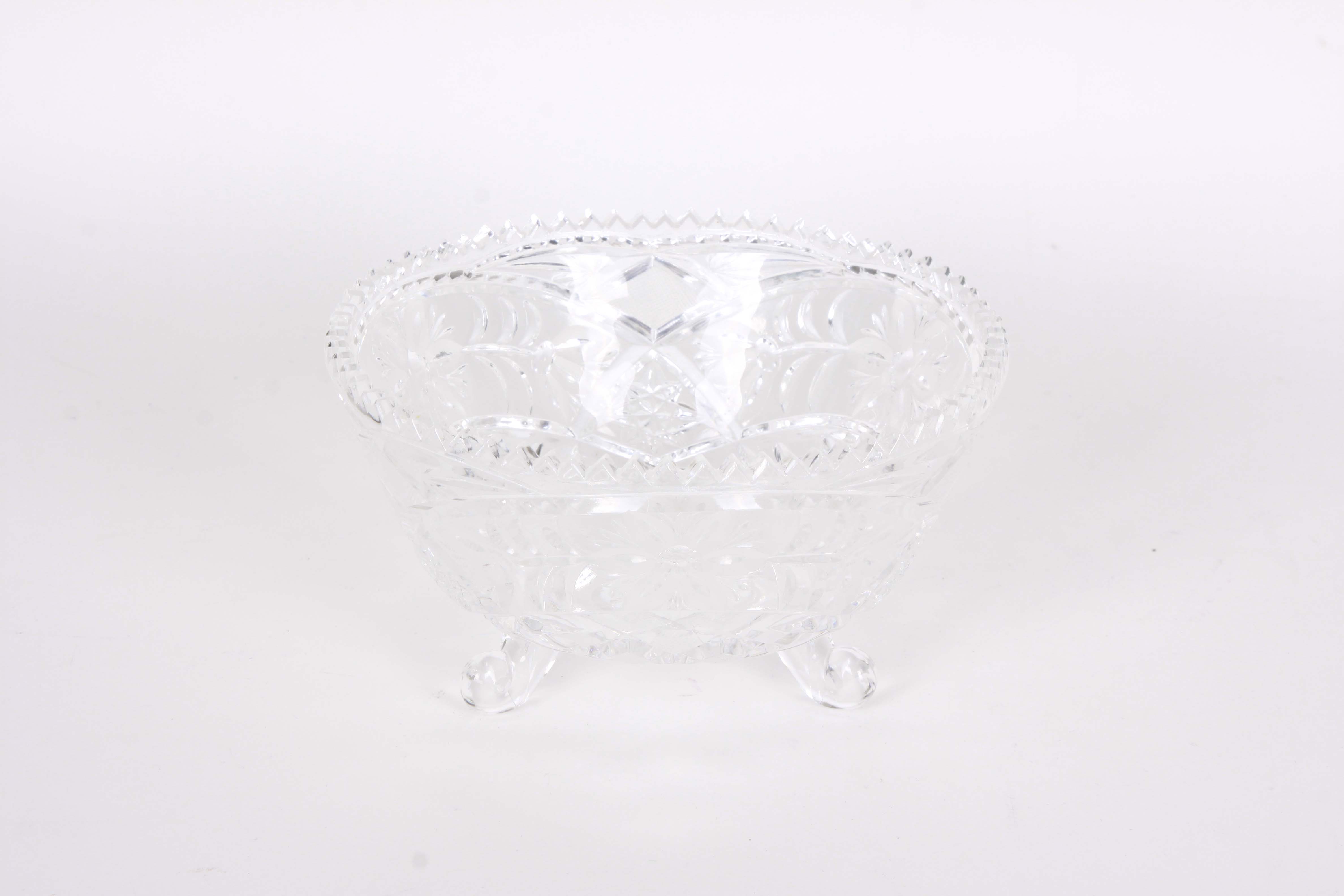 Assorted Glass Decor and Serving Pieces