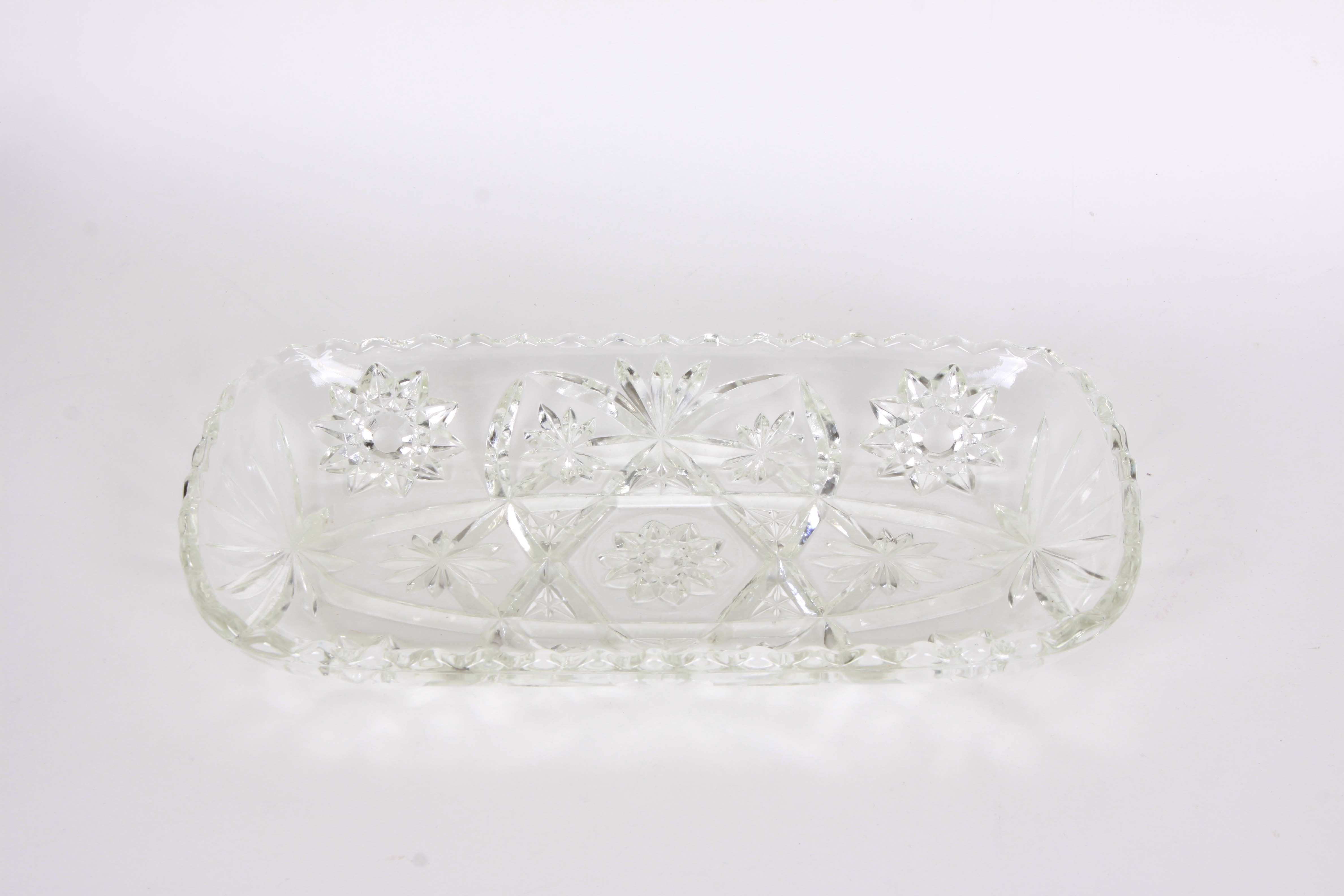 Assorted Glass Decor and Serving Pieces