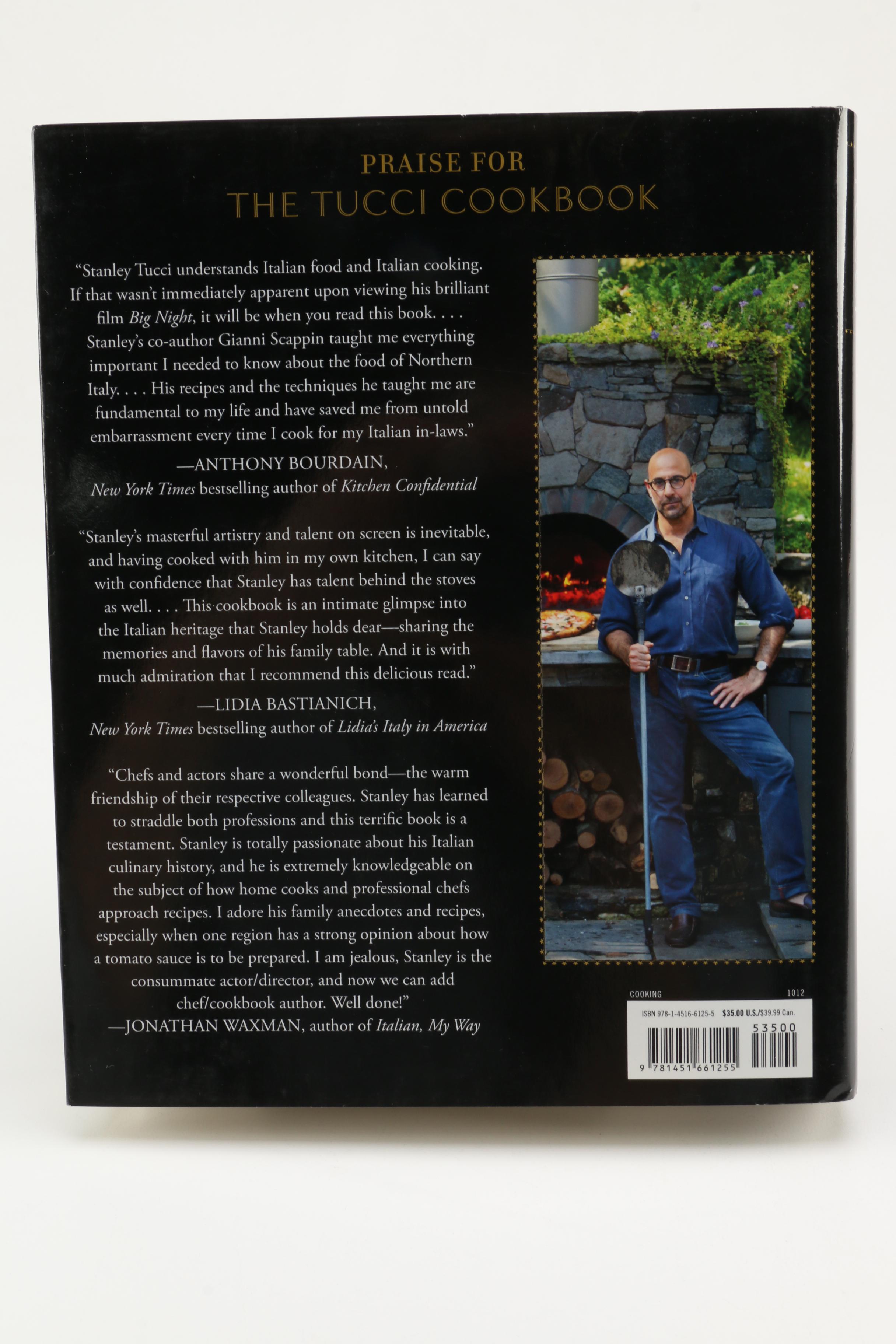 Signed Edition of "The Tucci Cookbook" by Stanley Tucci