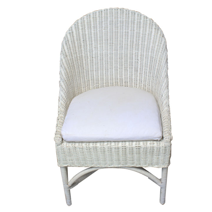 Lloyd Loom Inspired Wicker Chair