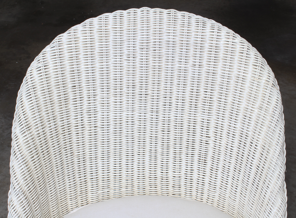 Lloyd Loom Inspired Wicker Chair