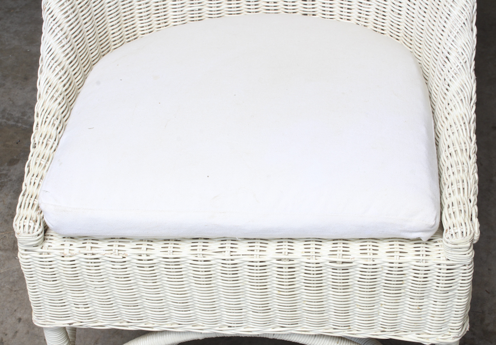 Lloyd Loom Inspired Wicker Chair