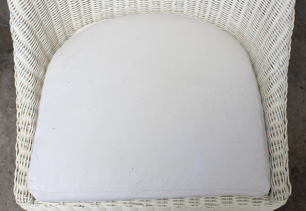 Lloyd Loom Inspired Wicker Chair