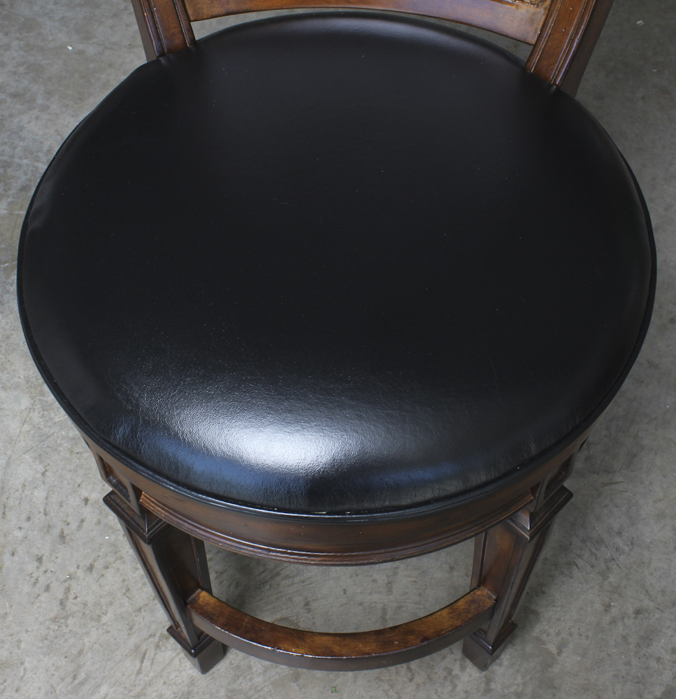 Cane Back Accent Chairs With Round Seats by Hillsdale Furniture, LLC