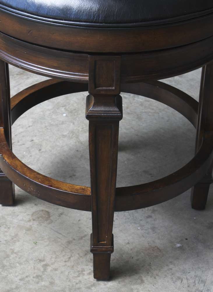 Cane Back Accent Chairs With Round Seats by Hillsdale Furniture, LLC