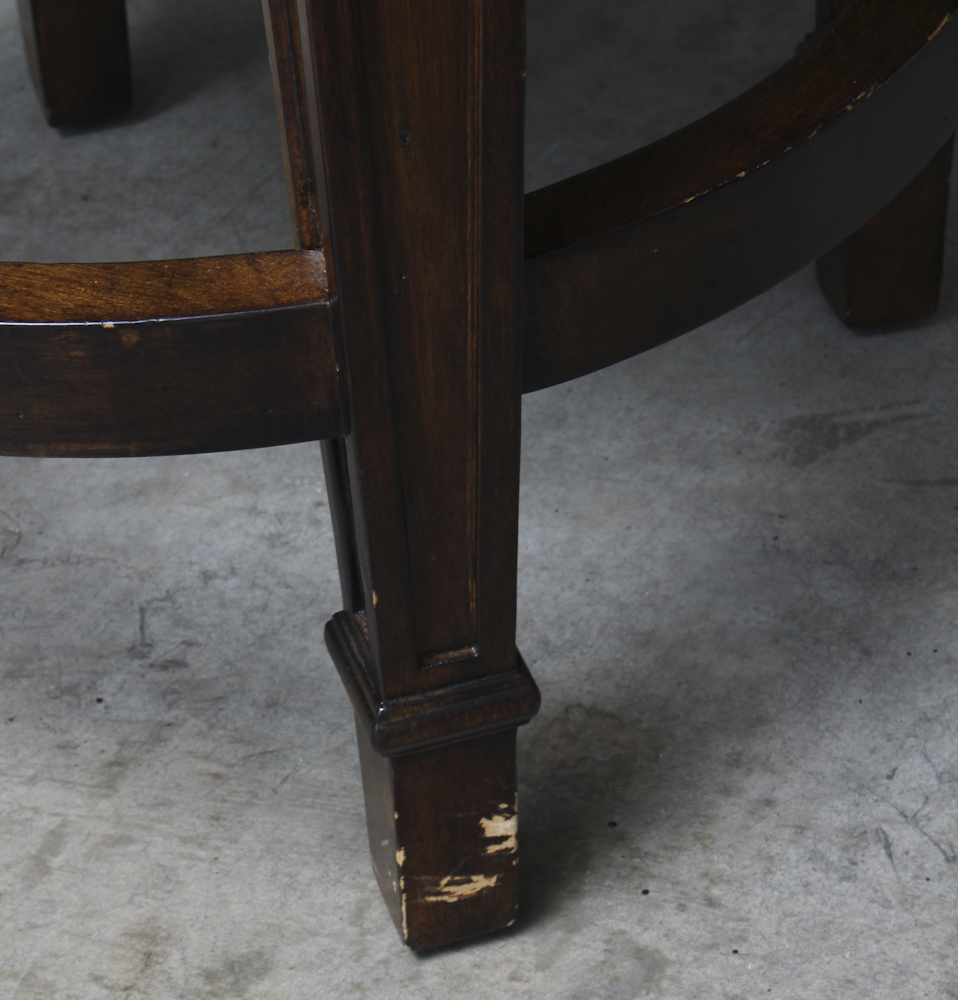 Cane Back Accent Chairs With Round Seats by Hillsdale Furniture, LLC