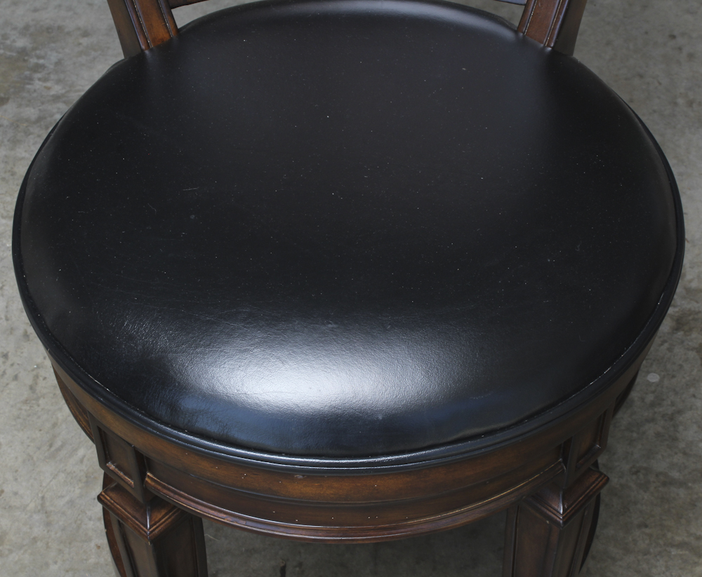 Cane Back Accent Chairs With Round Seats by Hillsdale Furniture, LLC