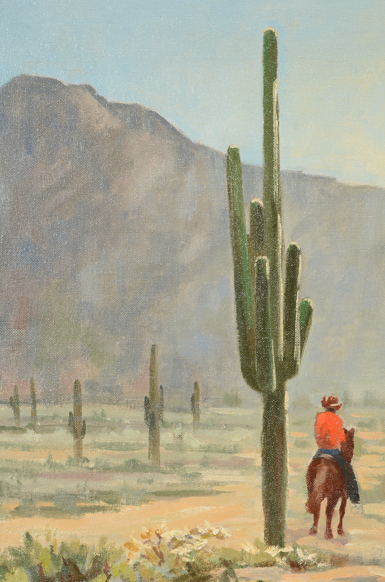 Lawrence McCoy Original Oil Painting on Canvas "On the Trail"