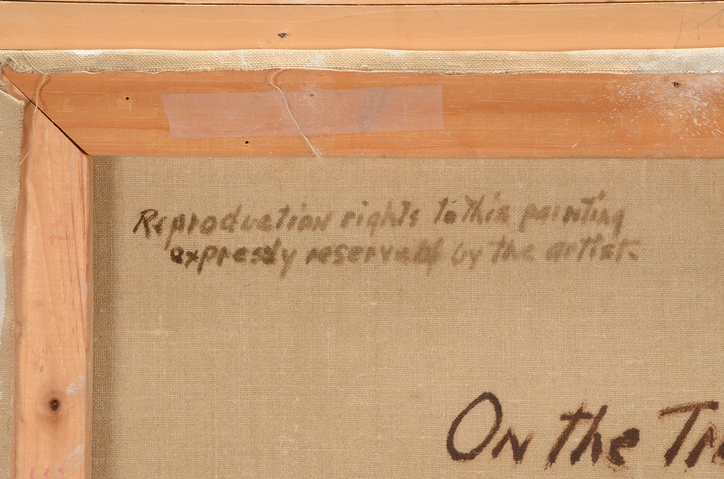 Lawrence McCoy Original Oil Painting on Canvas "On the Trail"