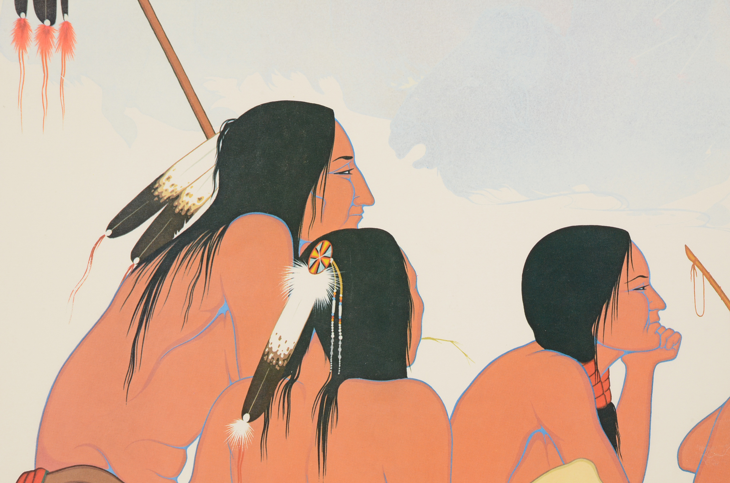 Antowine Warrior Signed Limited Edition Offset Lithograph "Storyteller"