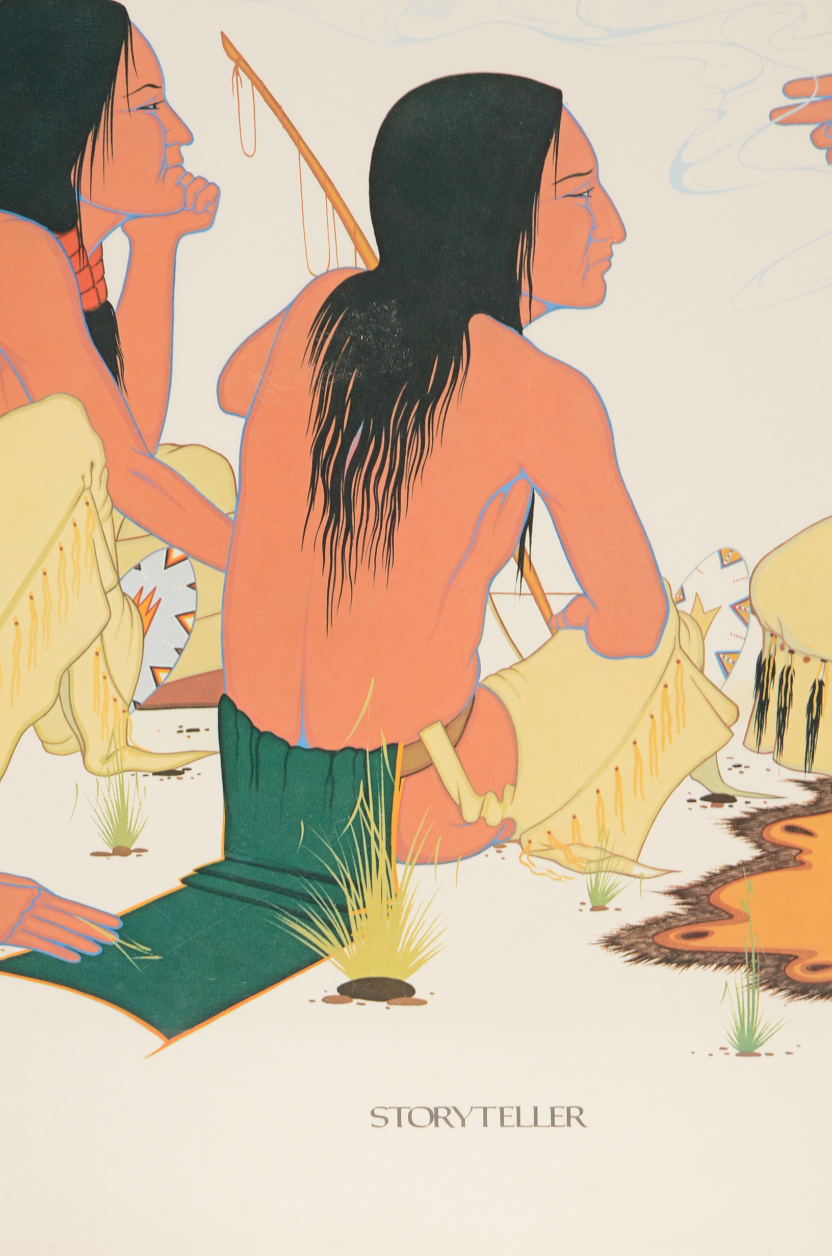 Antowine Warrior Signed Limited Edition Offset Lithograph "Storyteller"