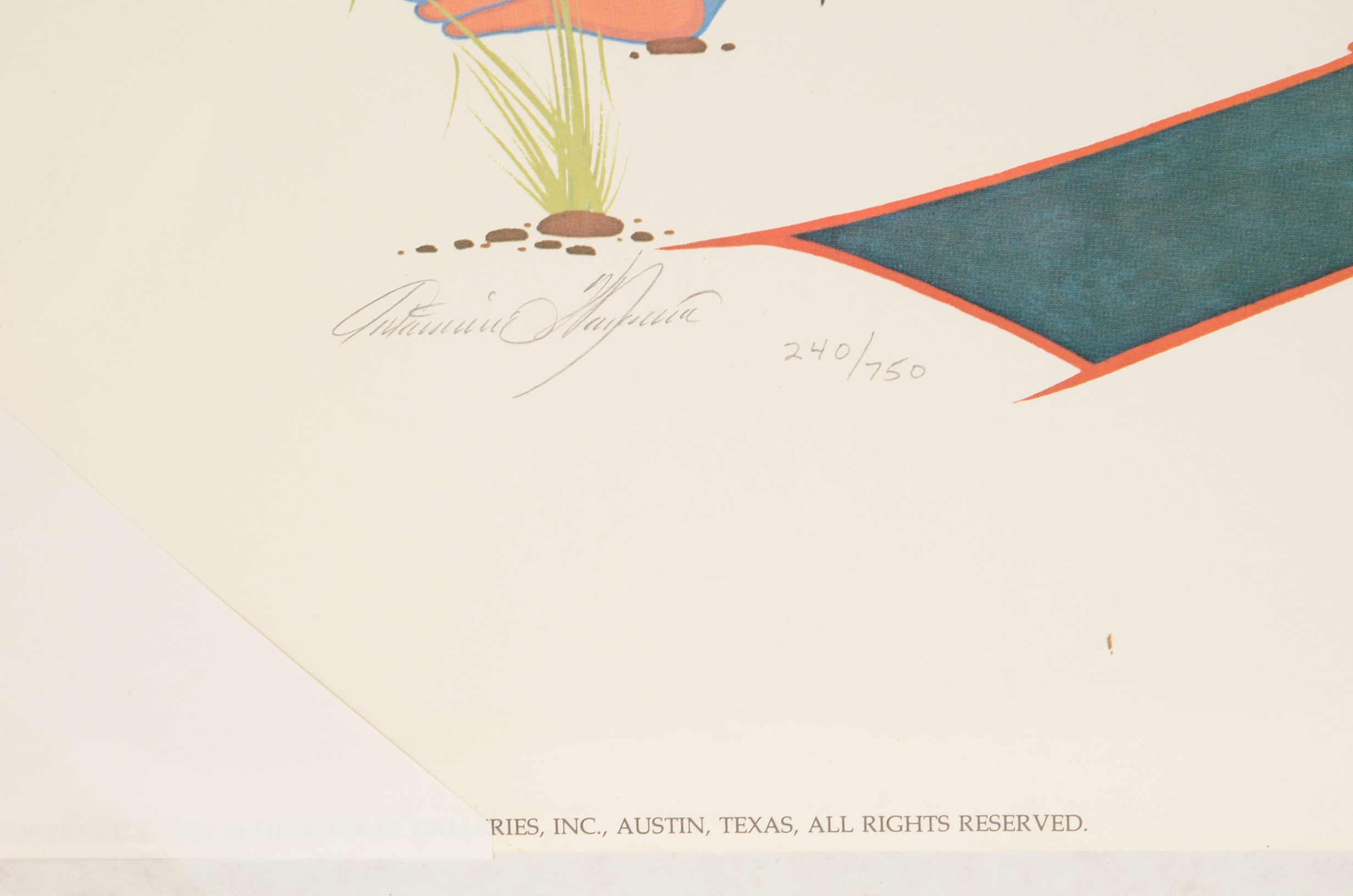 Antowine Warrior Signed Limited Edition Offset Lithograph "Storyteller"