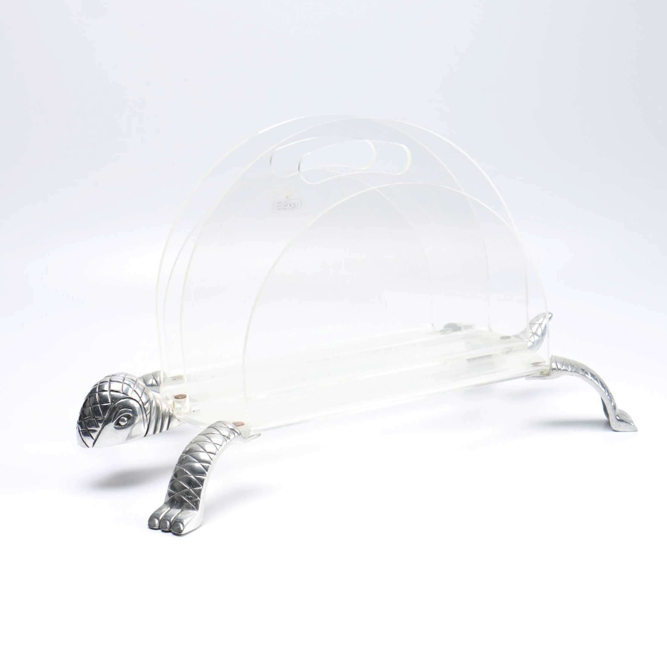 Modernist Style Turtle Magazine Rack by Grainware