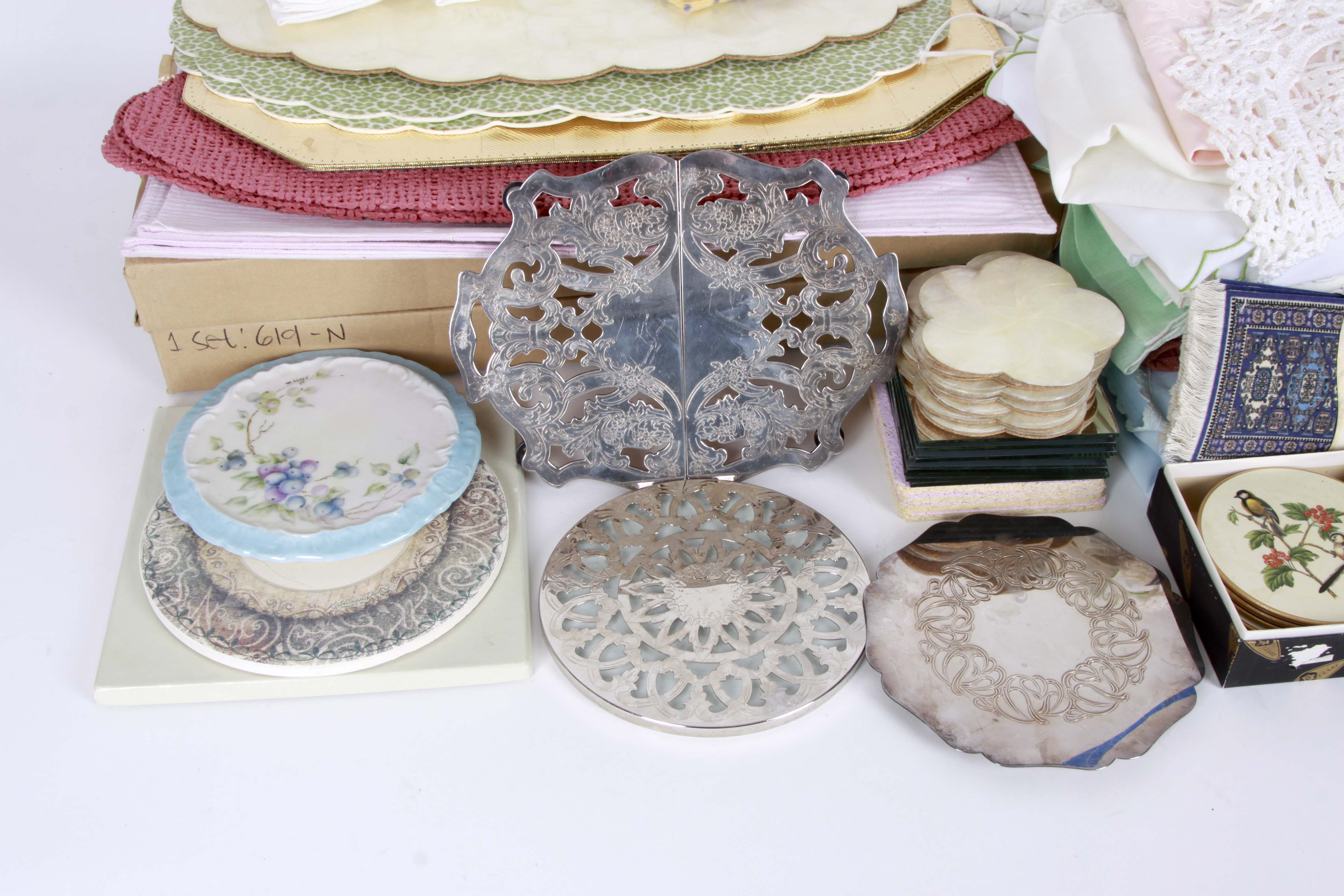 Assorted Table Linens and More