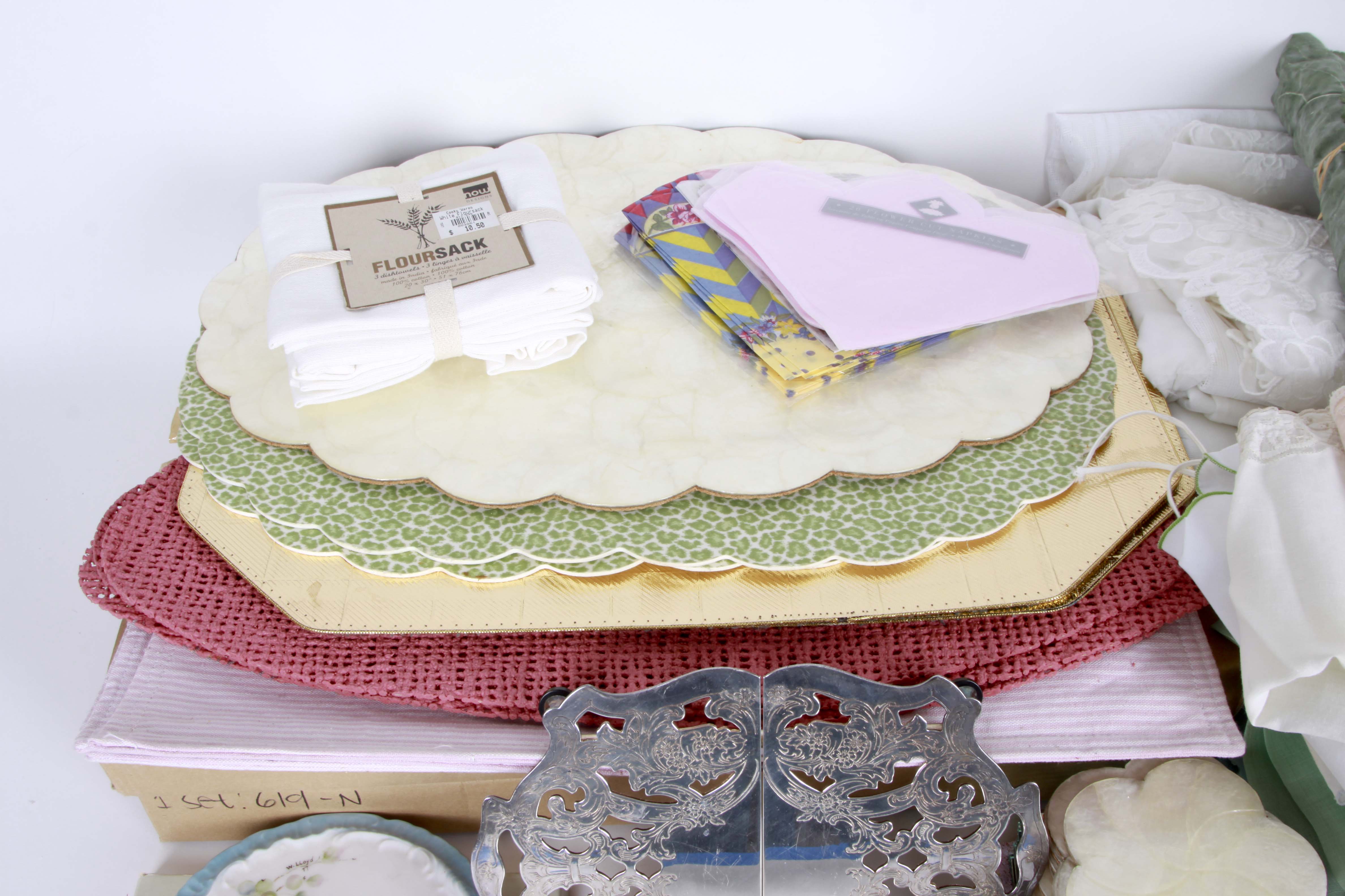 Assorted Table Linens and More