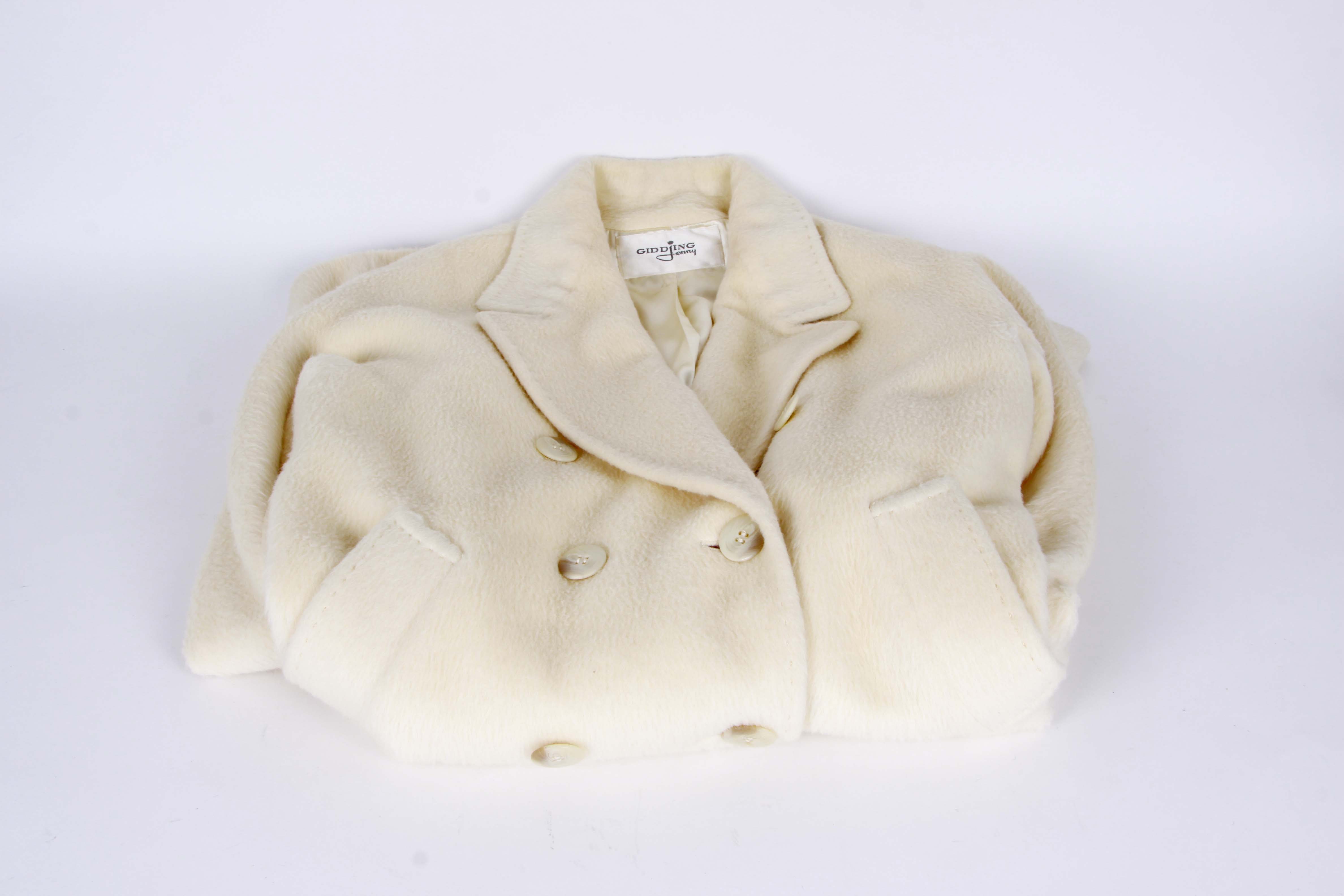 Gidding Jenny Winter White Wool Coat by Regency