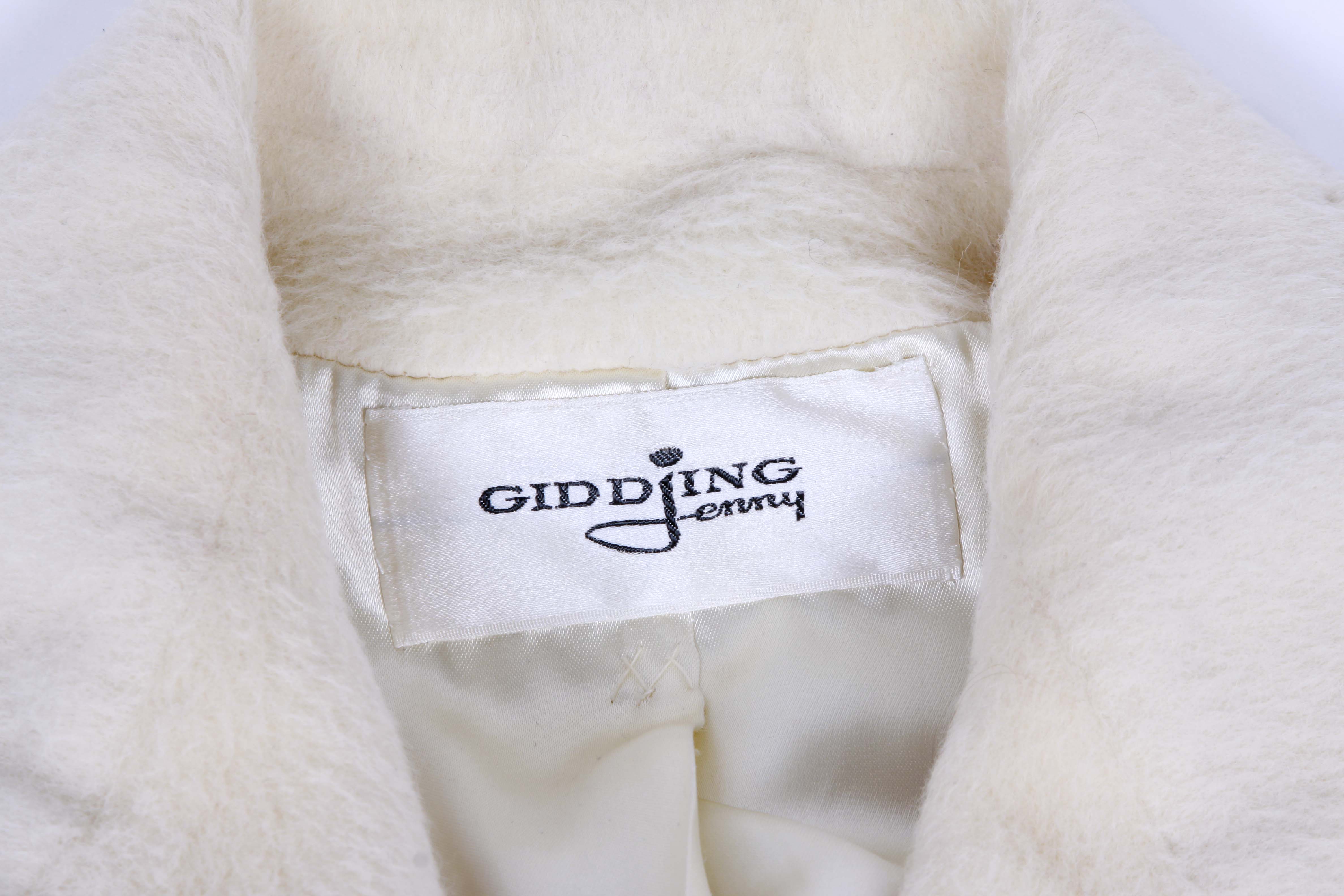 Gidding Jenny Winter White Wool Coat by Regency
