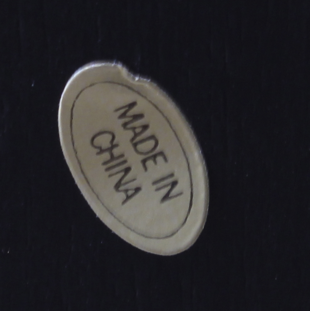 Rectangular Table and Mirror Including Inlay Details