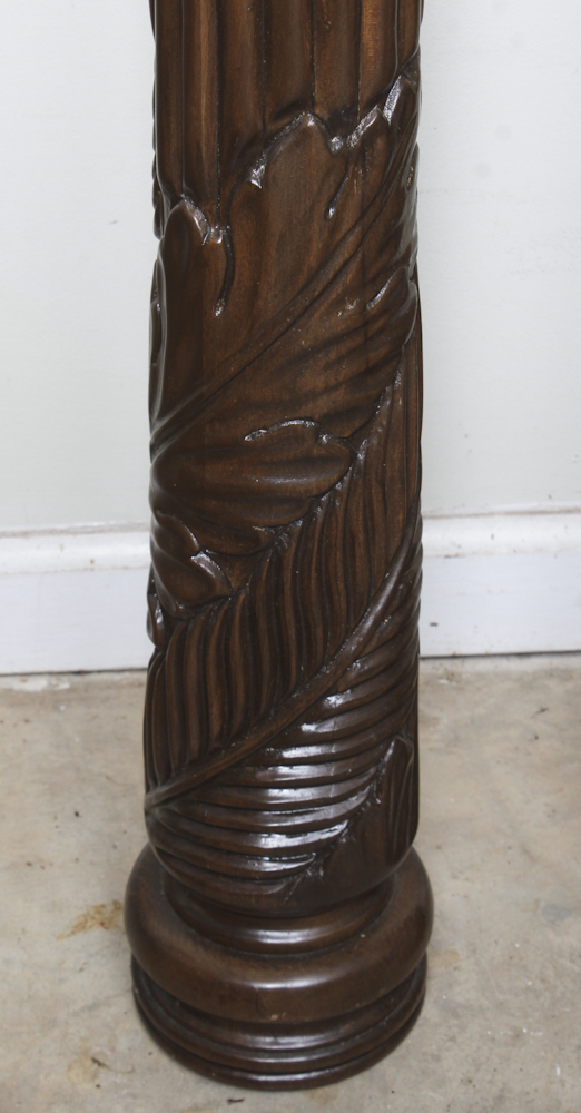 Vintage Walnut Banister Finials