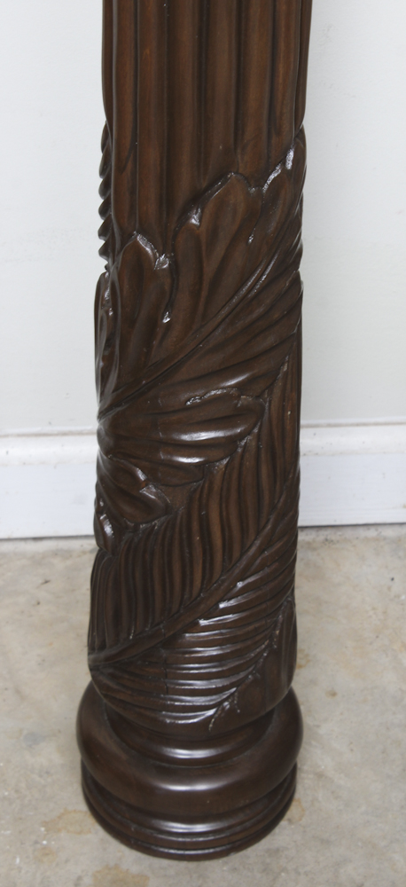 Vintage Walnut Banister Finials