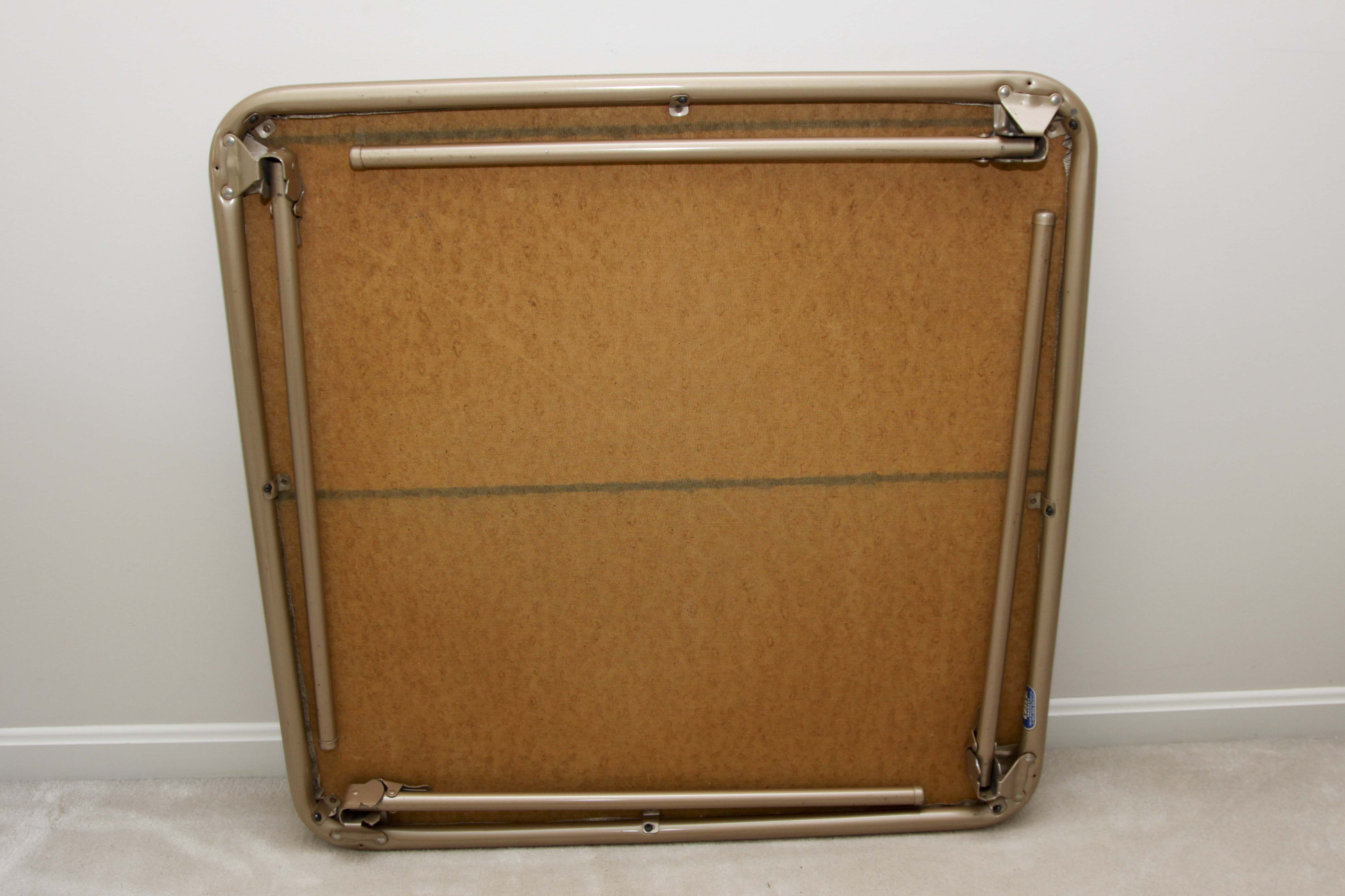 Two Folding Card Tables With Four Chairs