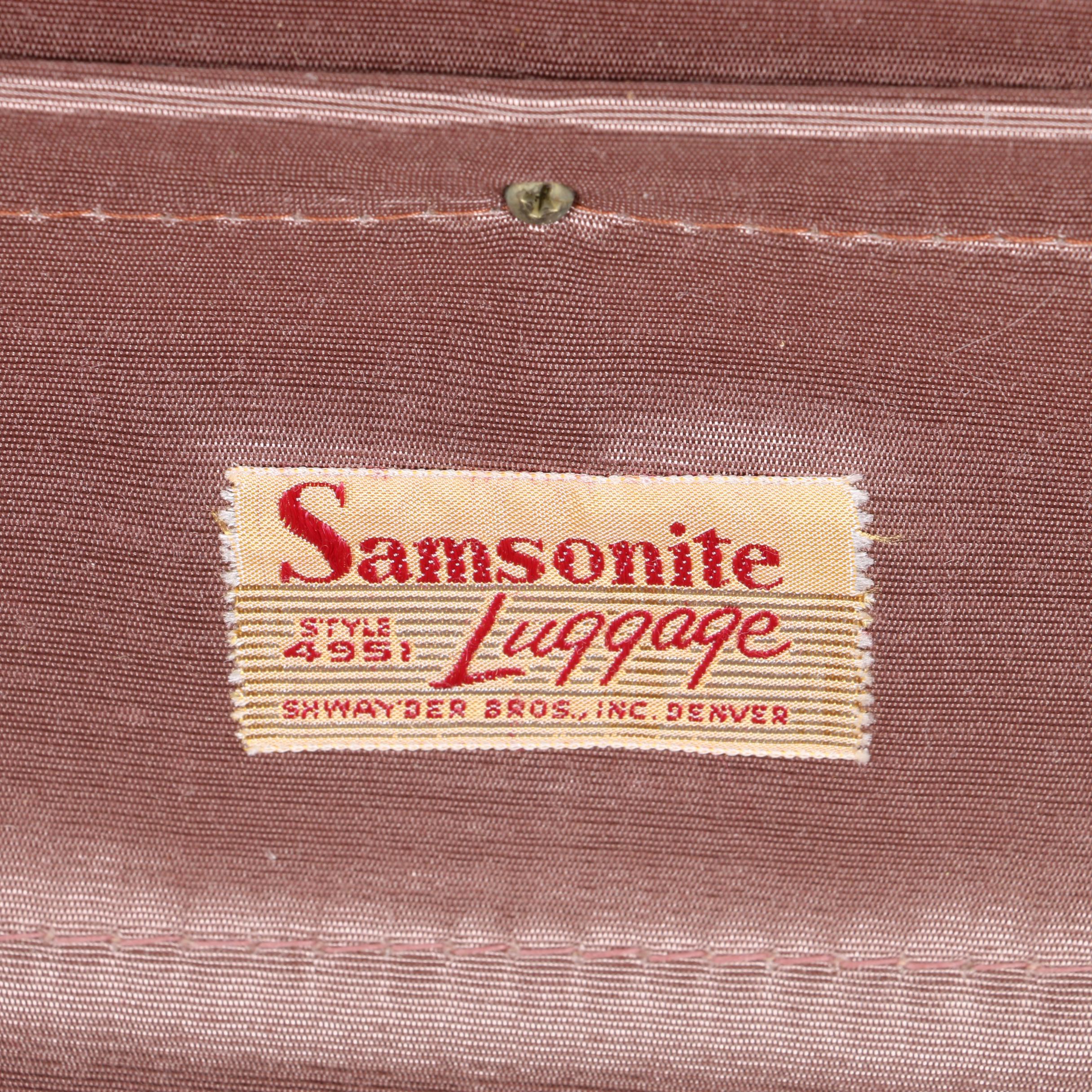 Vintage Samsonite Luggage