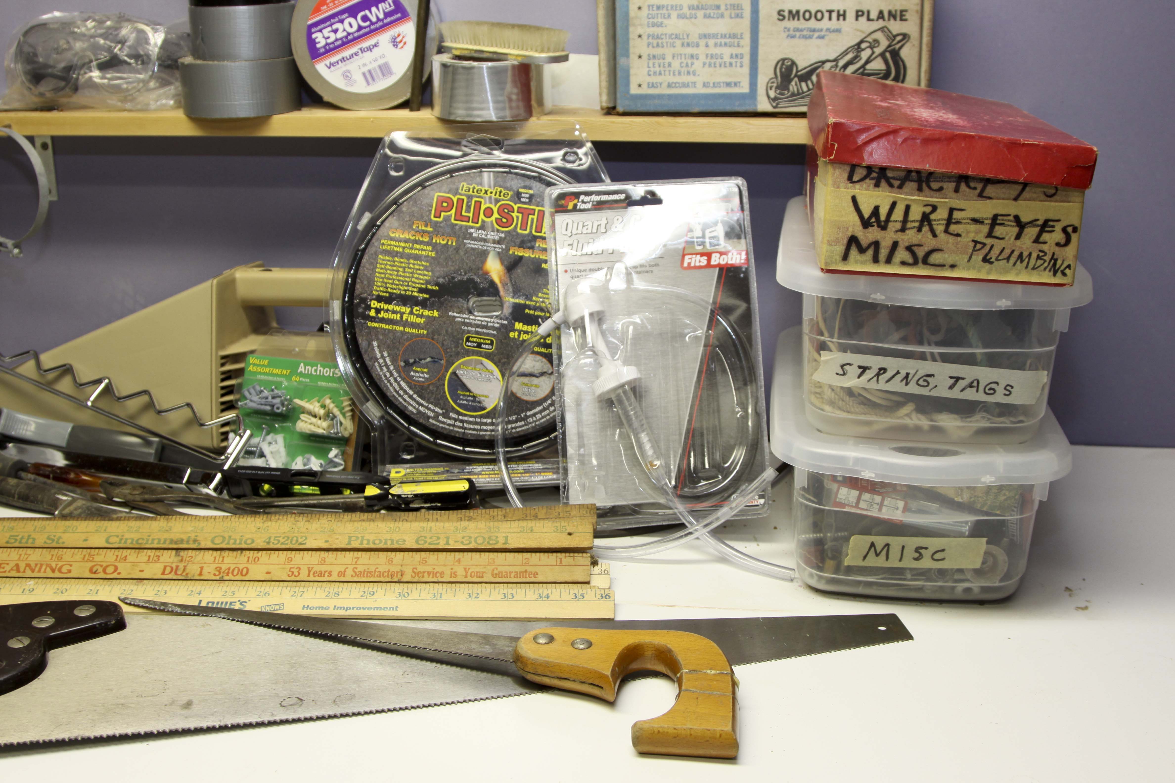 Assorted Tools and Workshop Supplies