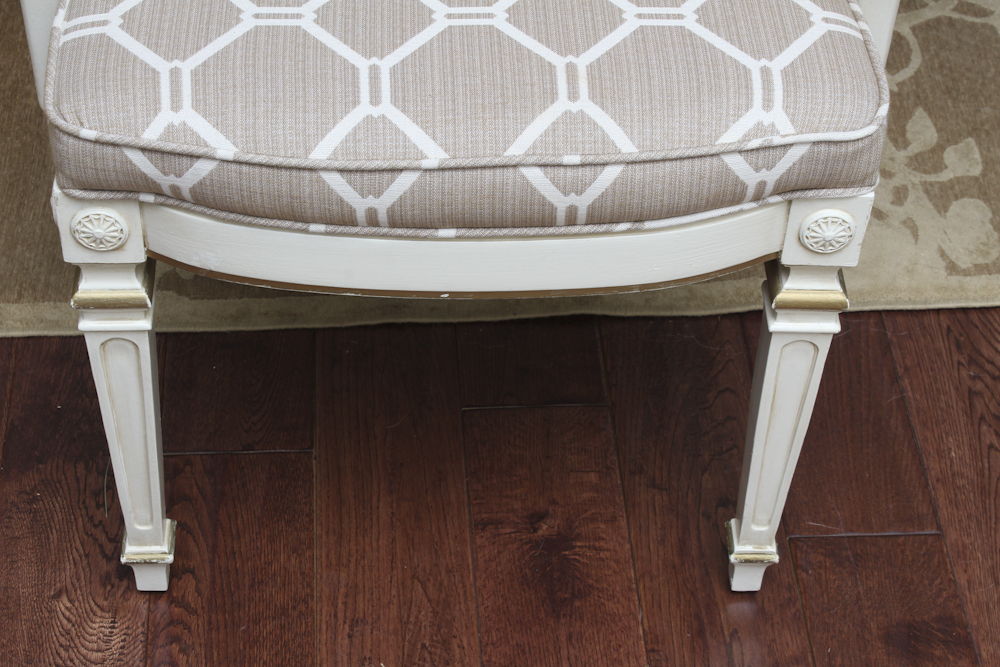 Midcentury Thomasville Provincial Dining Table With Cane Back Chairs