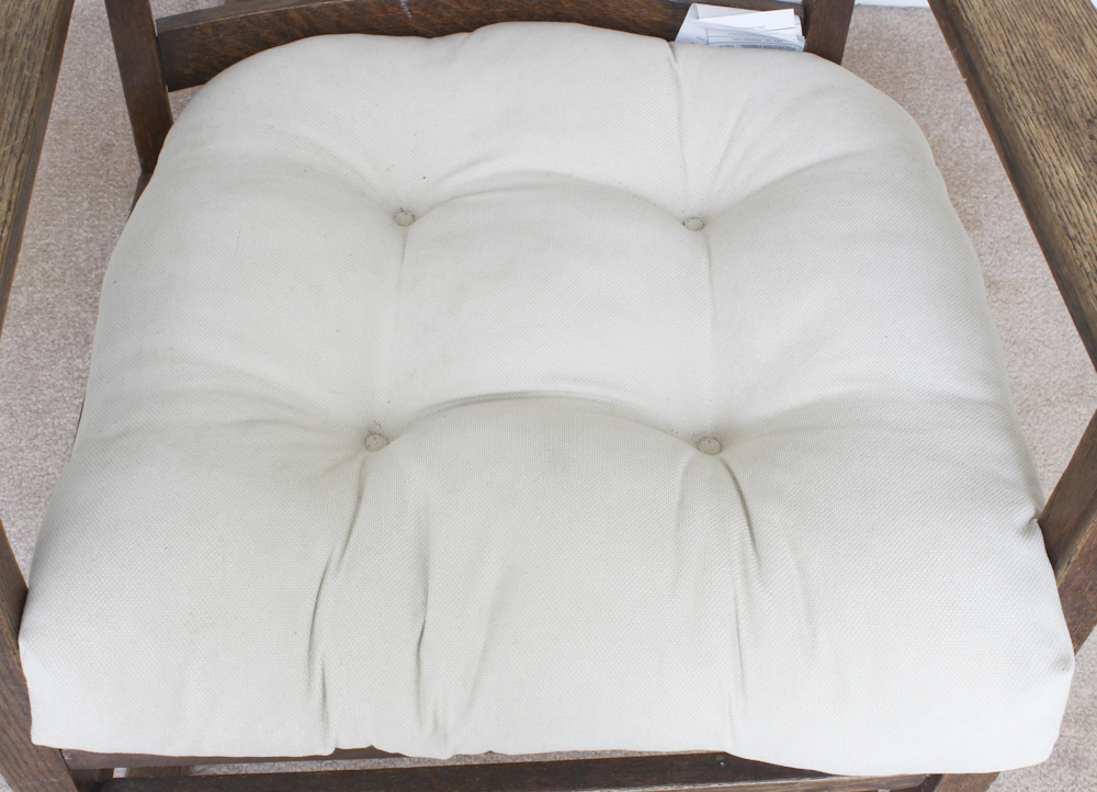 Antique Oak Rocking Chair Circa 1900s