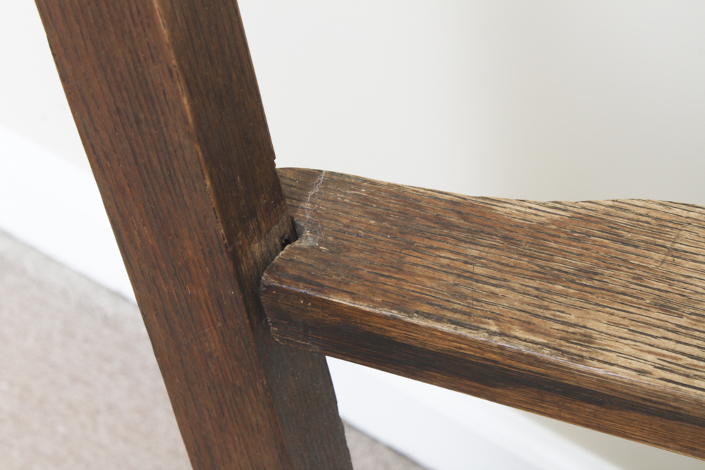 Antique Oak Rocking Chair Circa 1900s