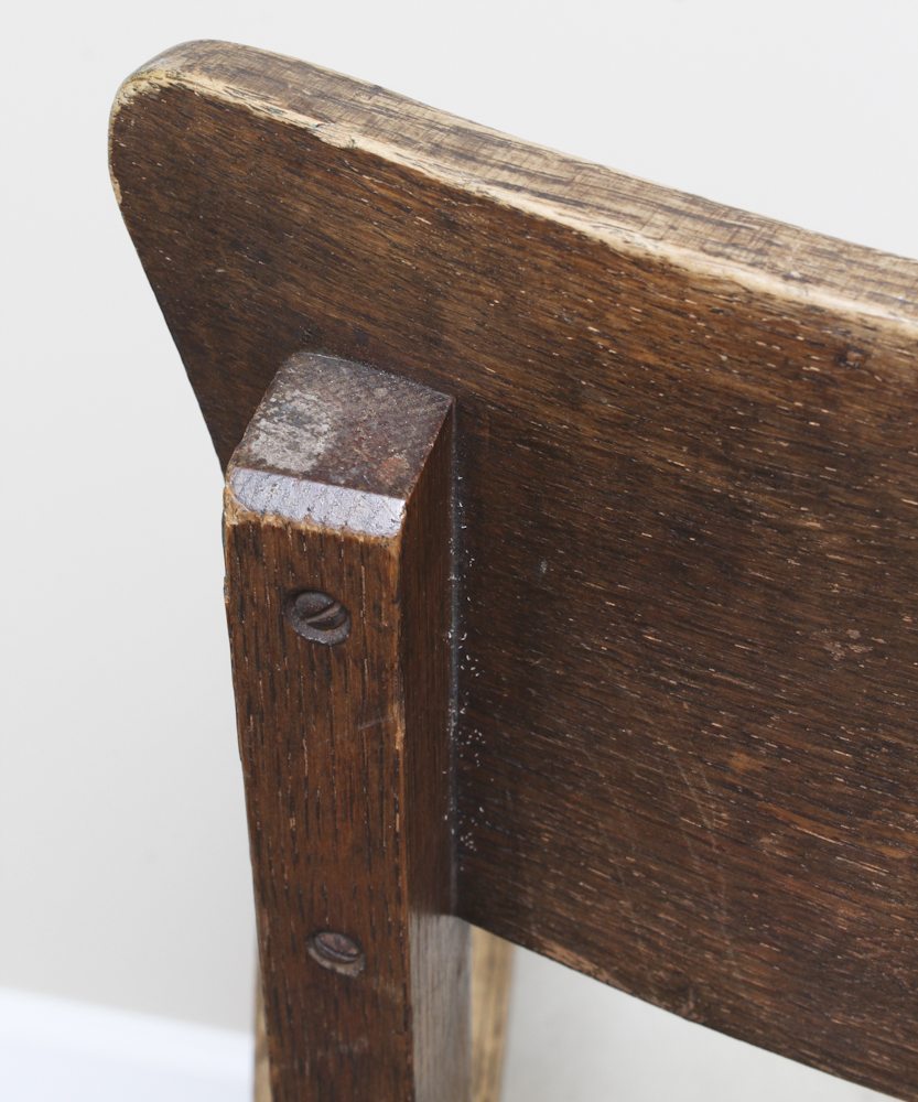 Antique Oak Rocking Chair Circa 1900s