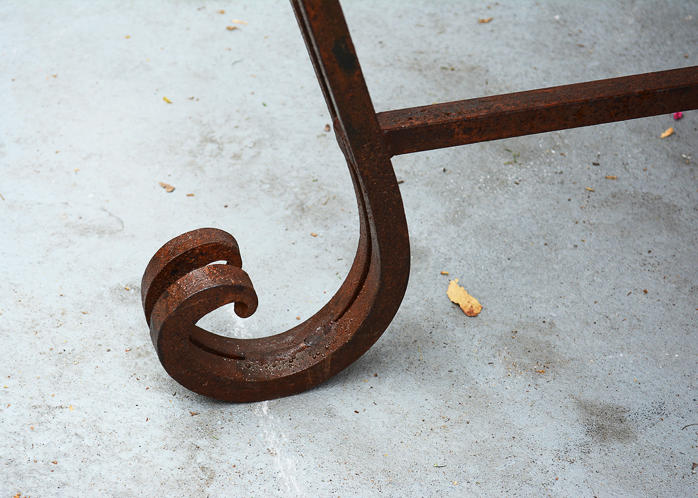 Mexican, Artisan Made Hammered Copper Table
