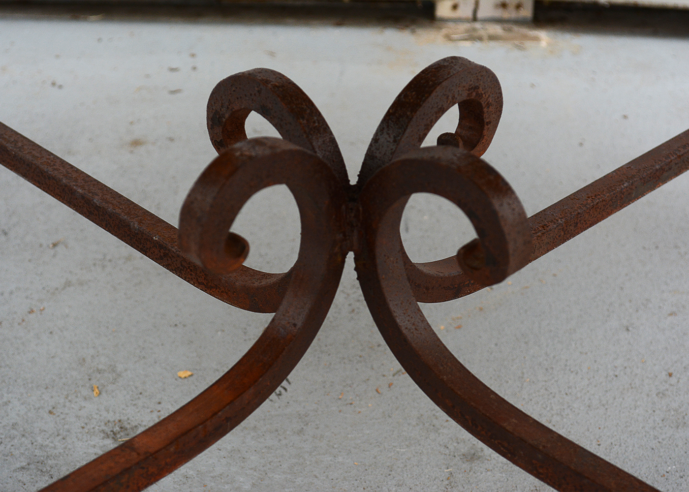Mexican, Artisan Made Hammered Copper Table
