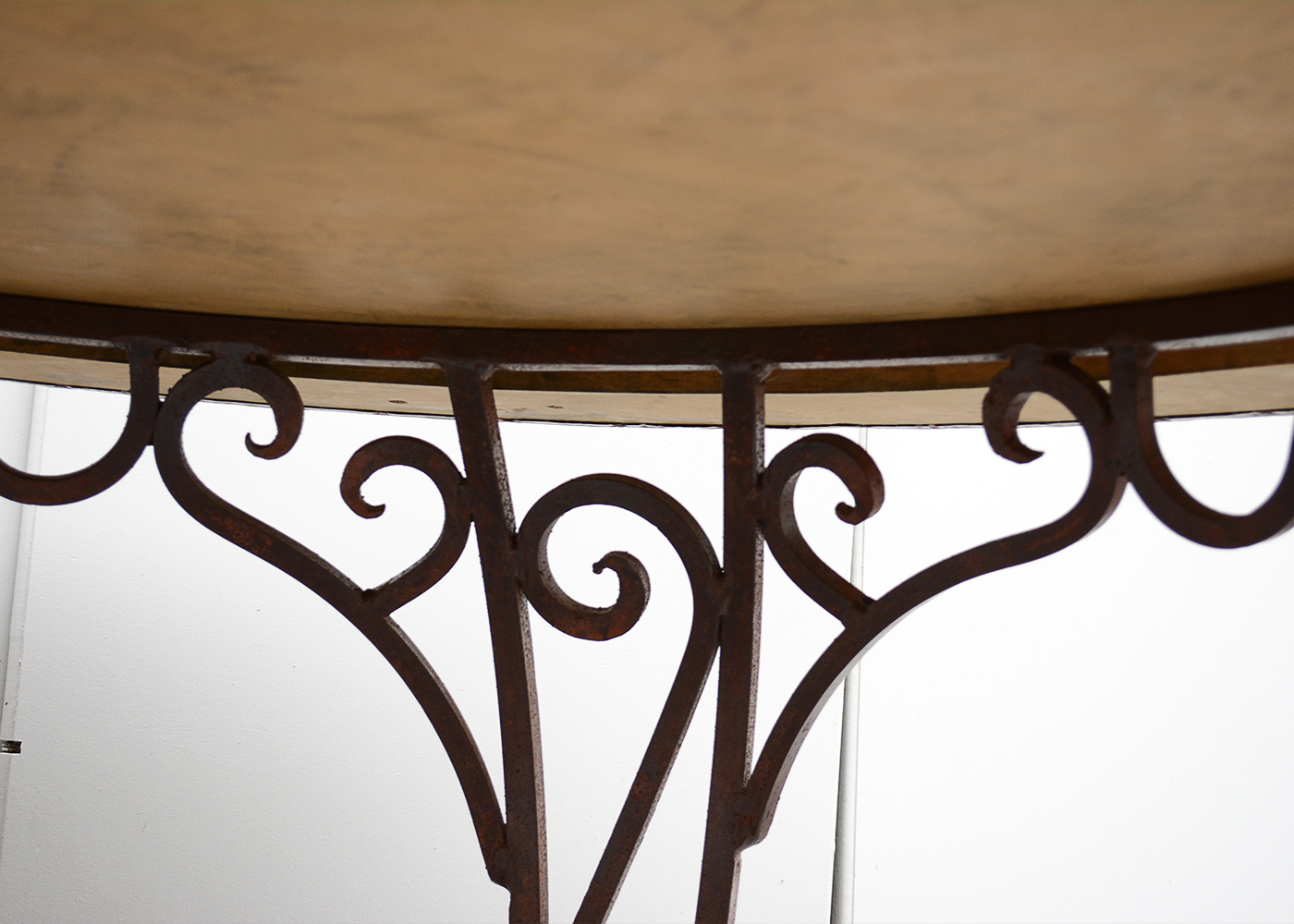 Mexican, Artisan Made Hammered Copper Table