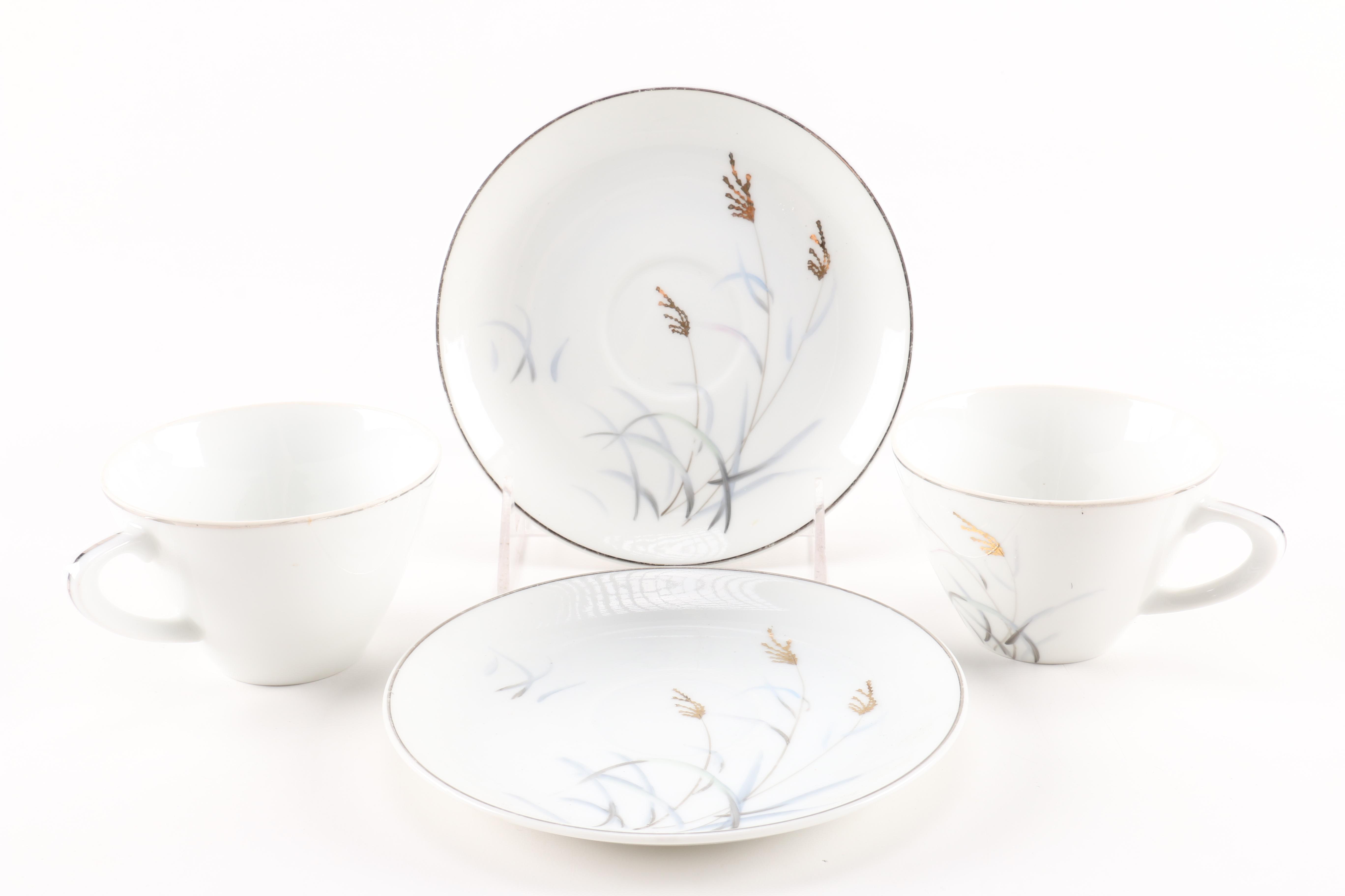 Assortment of Teacups and Saucers
