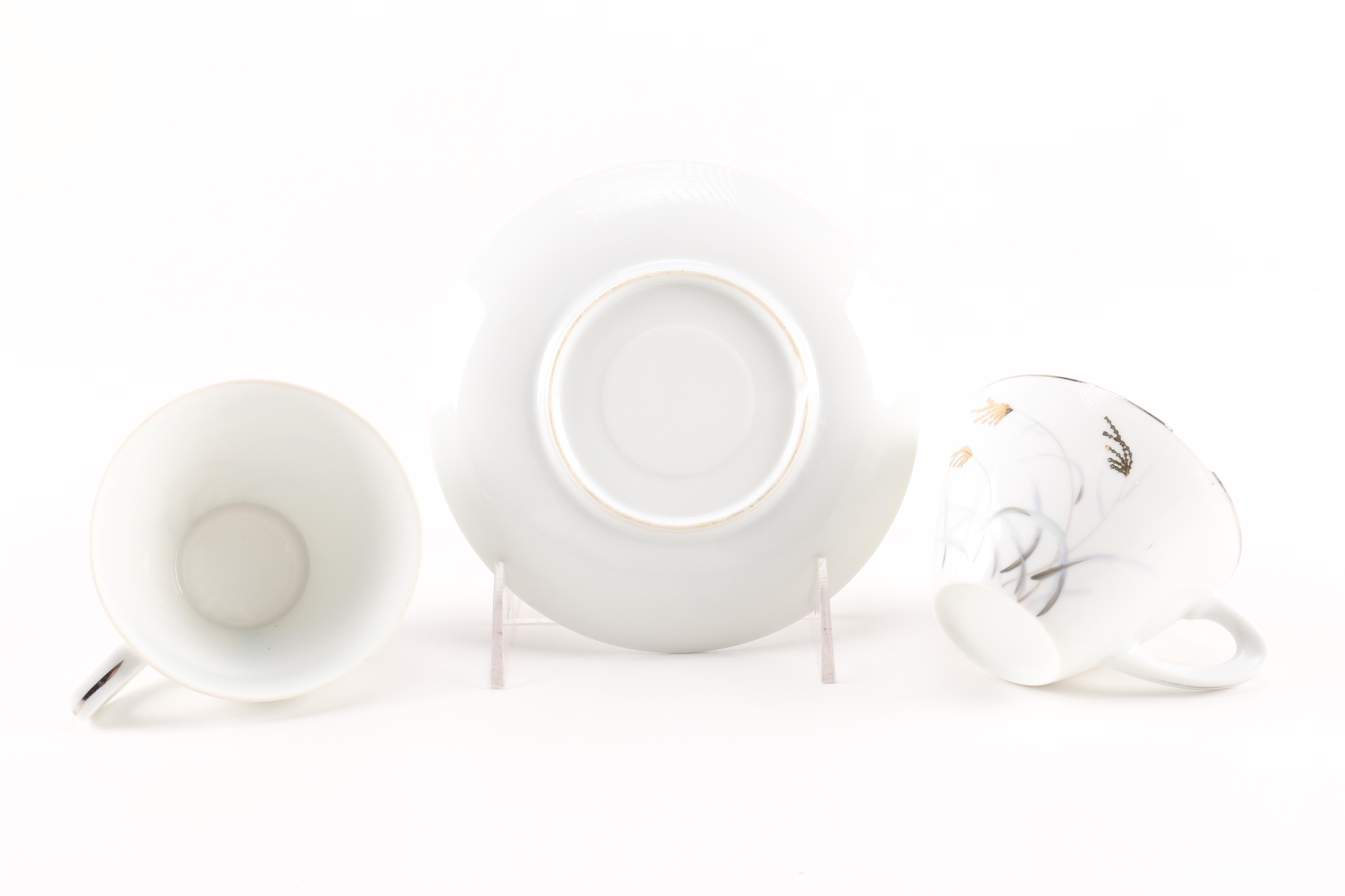 Assortment of Teacups and Saucers